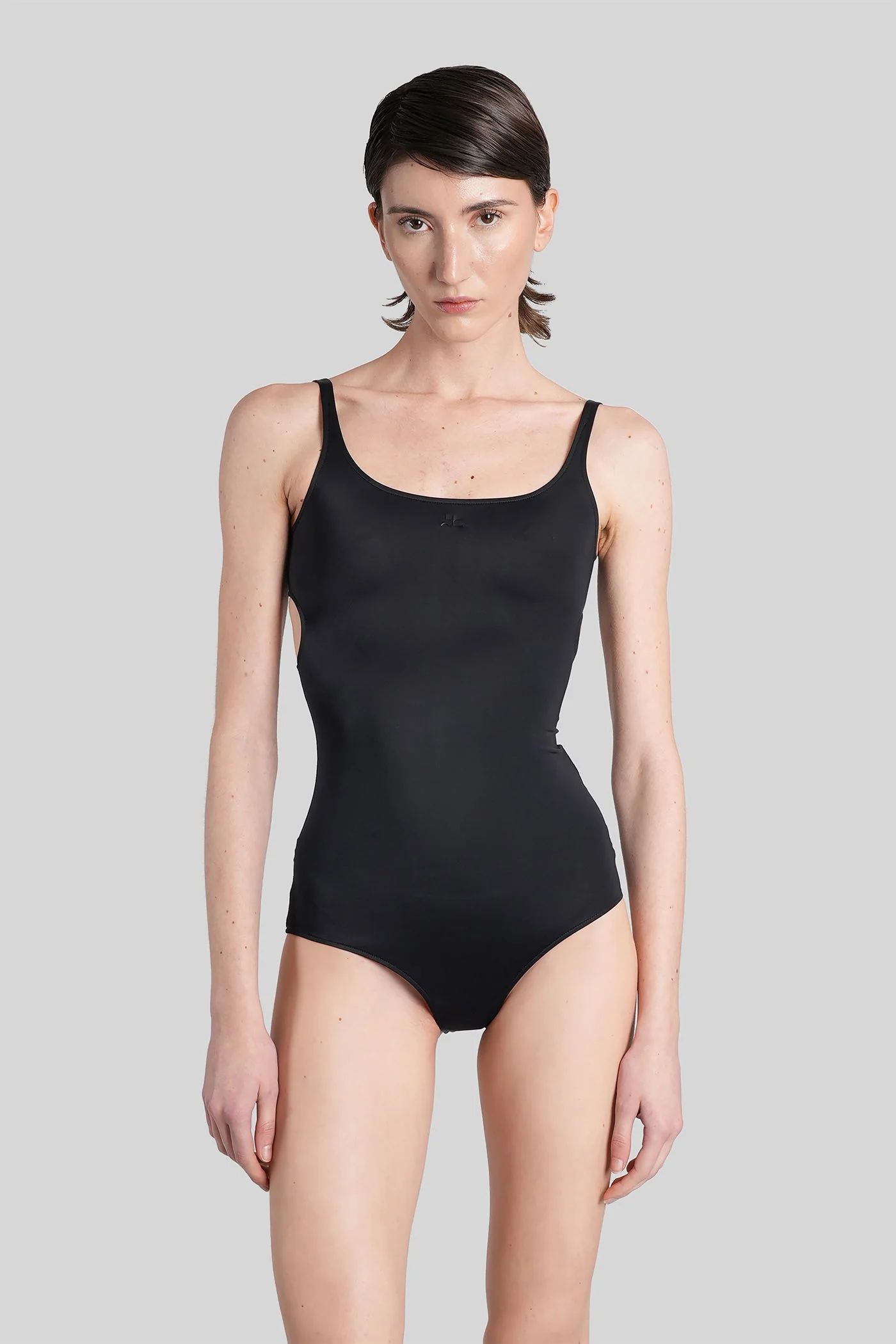 Beachwear in black polyamide