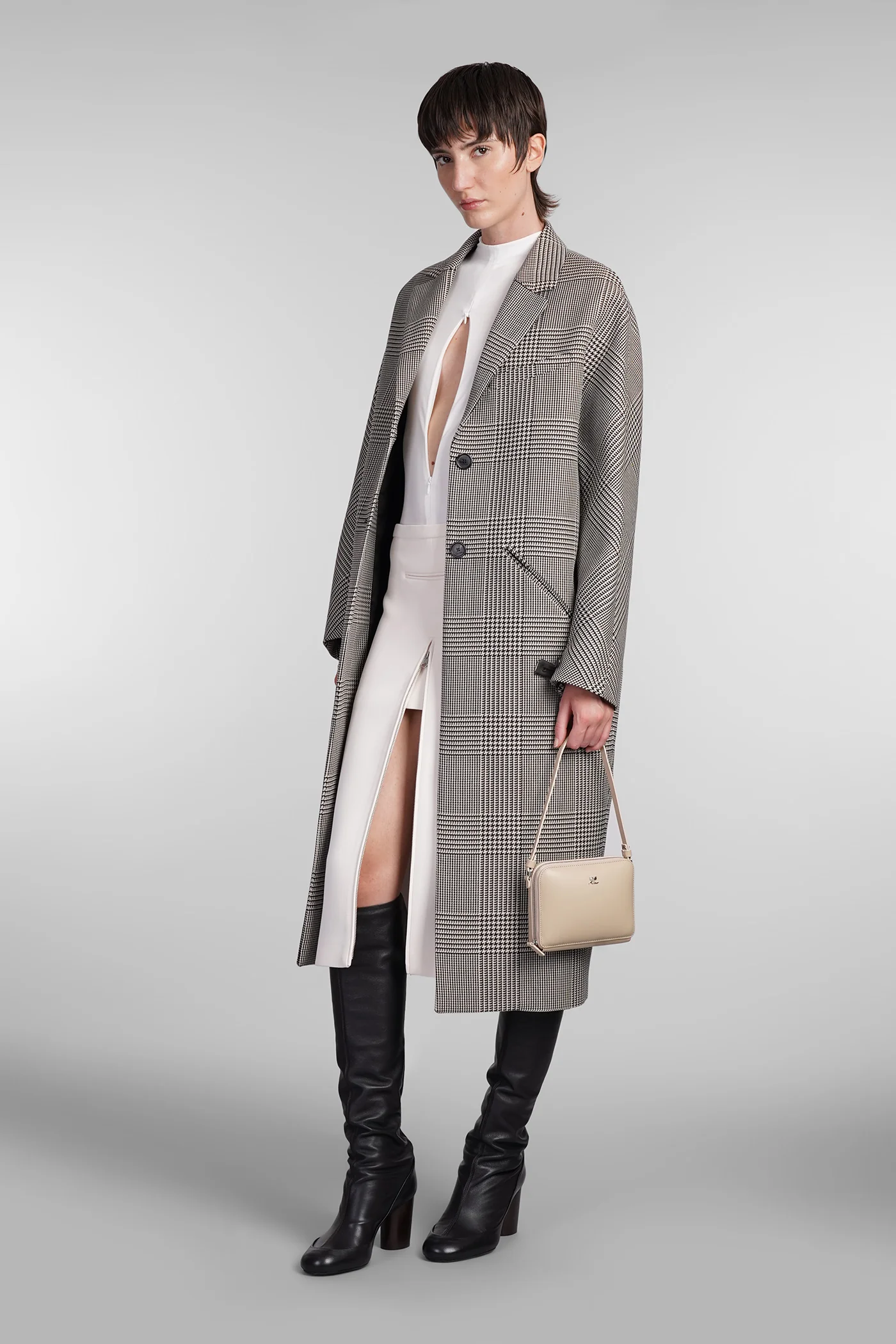 Coat in beige wool - Image 2