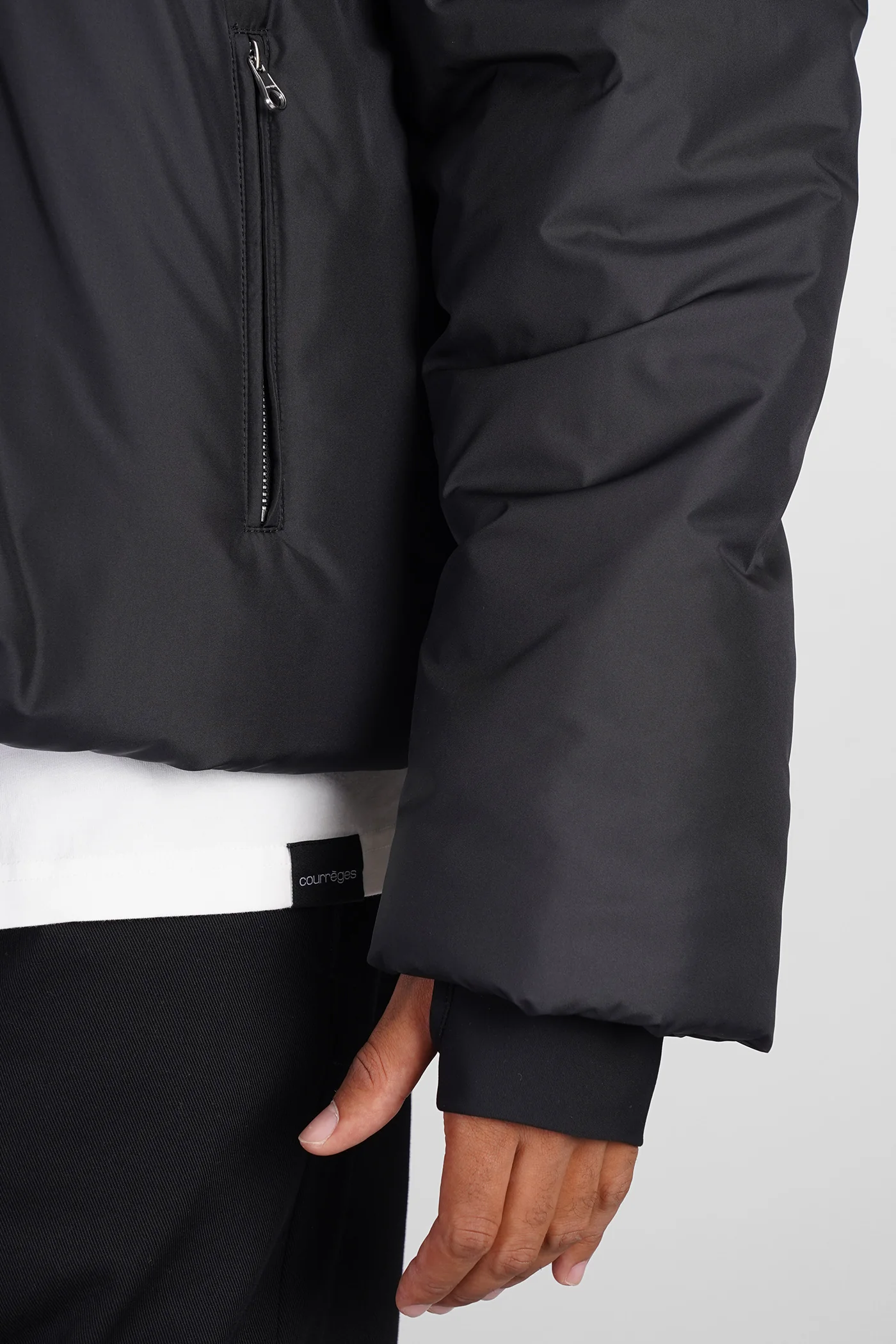 puffer in black polyester - Image 3