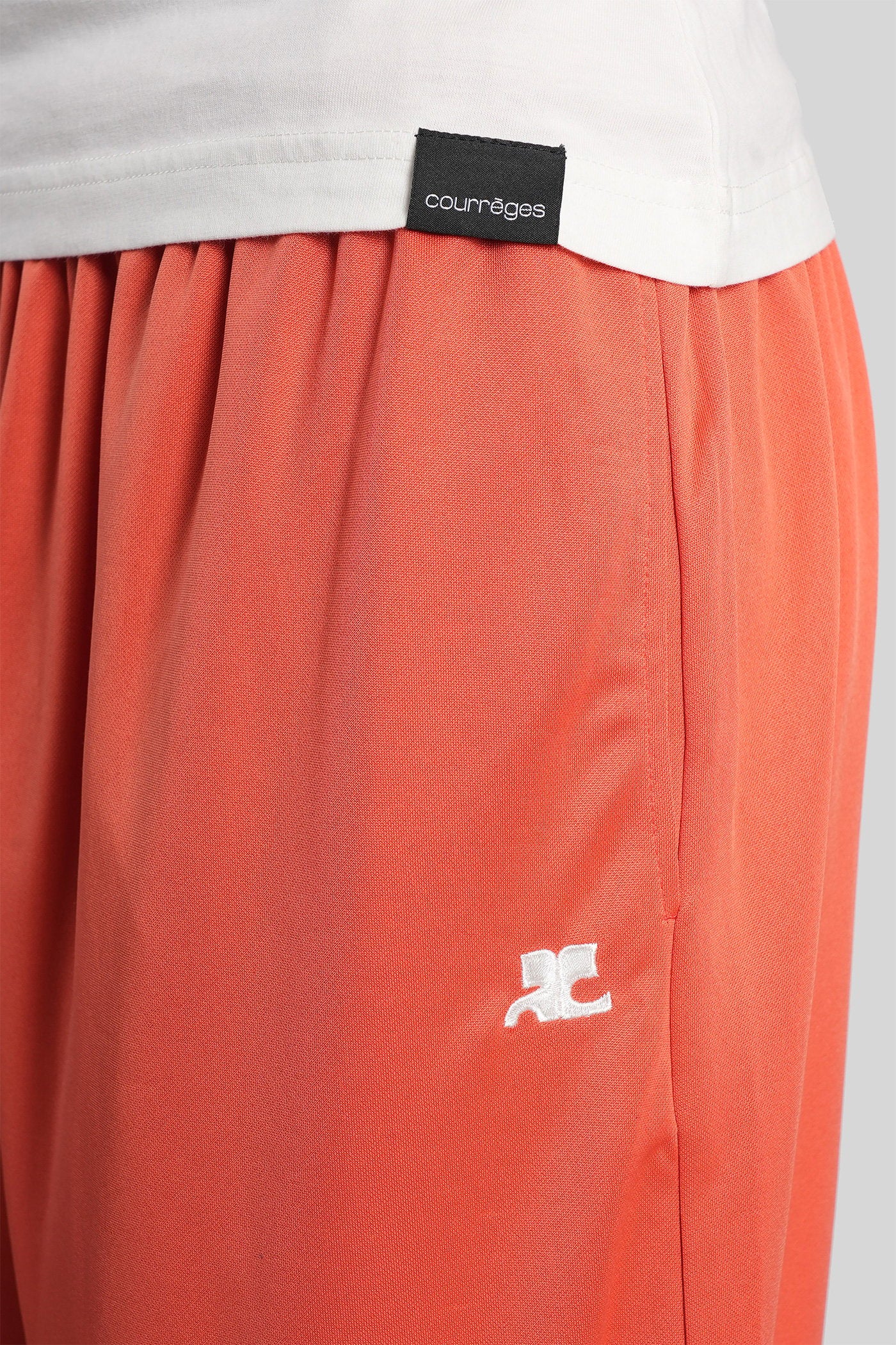 Shorts in orange polyester - Image 5