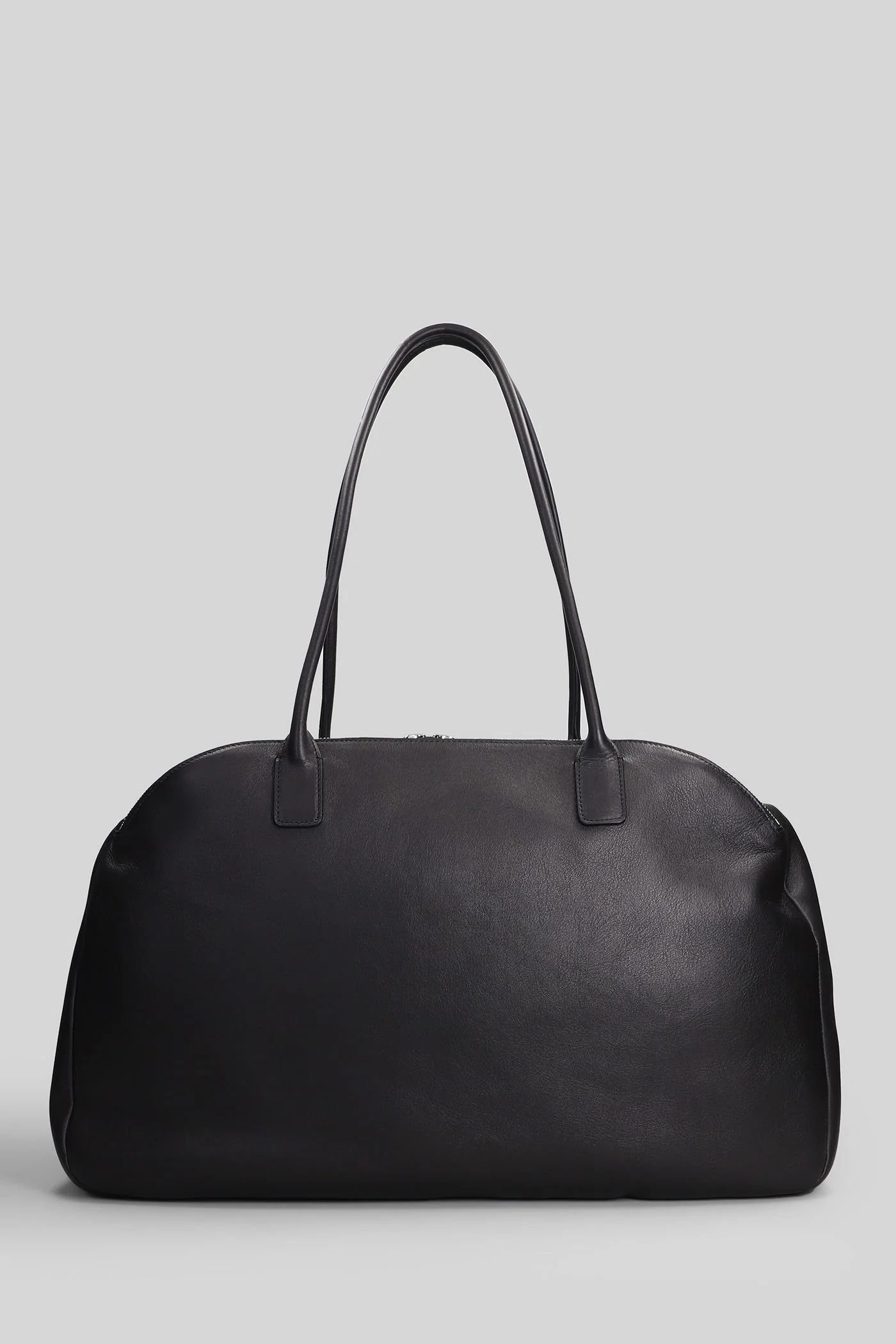 Strip xxl Tote in black leather - Image 3