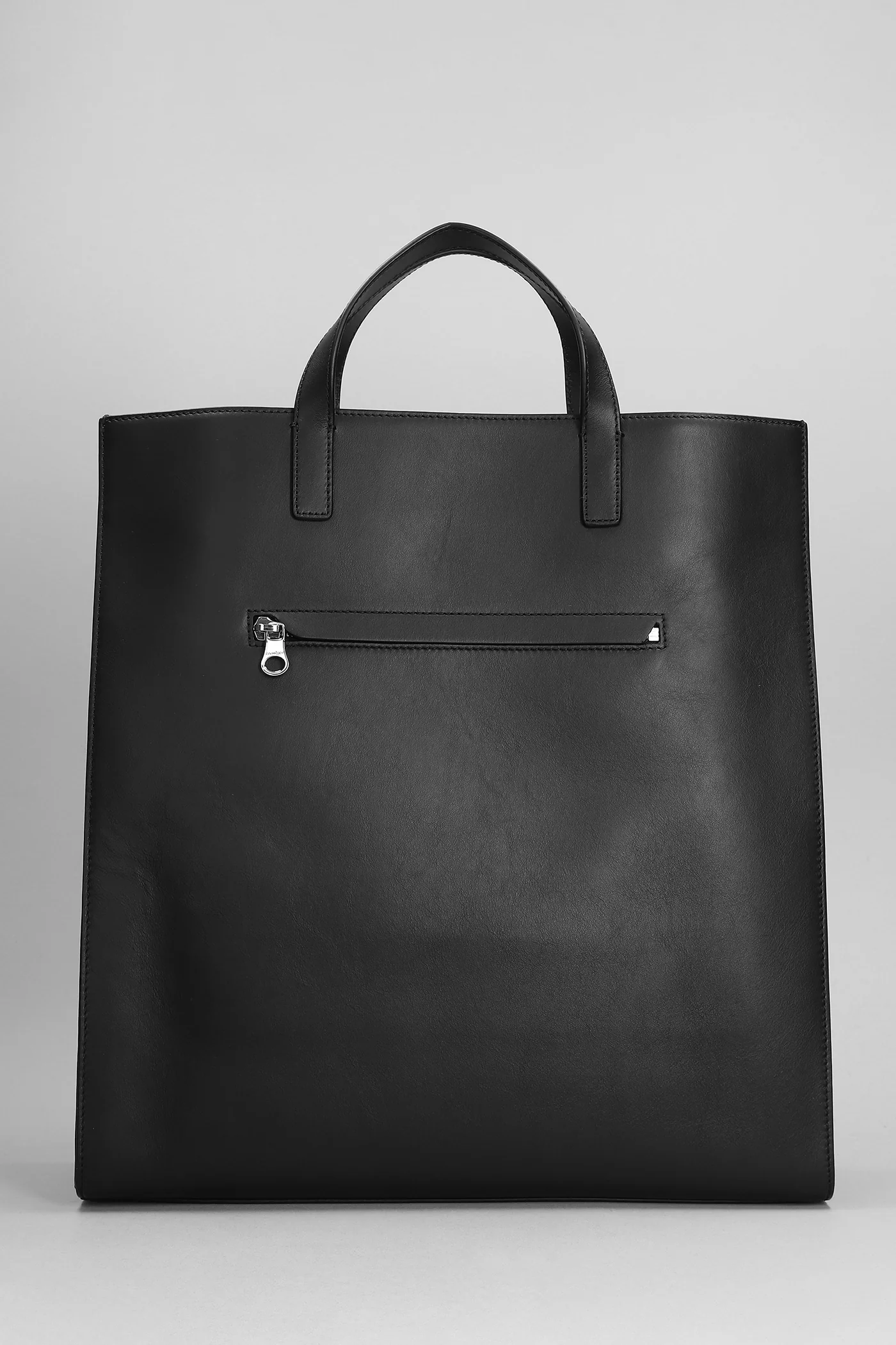 Tote in black leather - Image 3