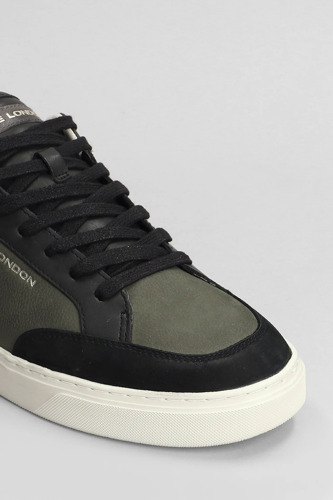 Eclipse Sneakers in green leather - Image 5