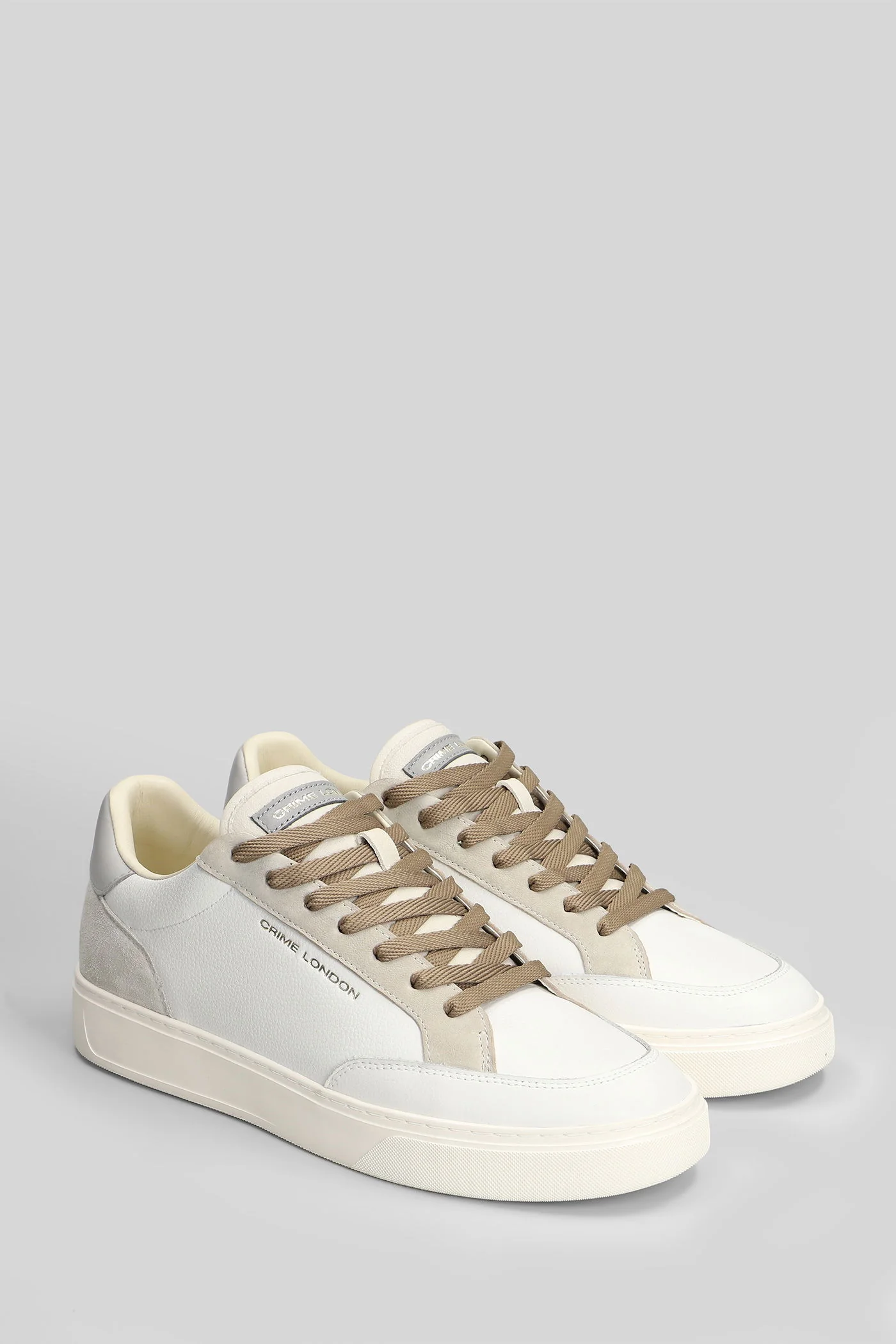 Eclipse Sneakers in white leather - Image 2
