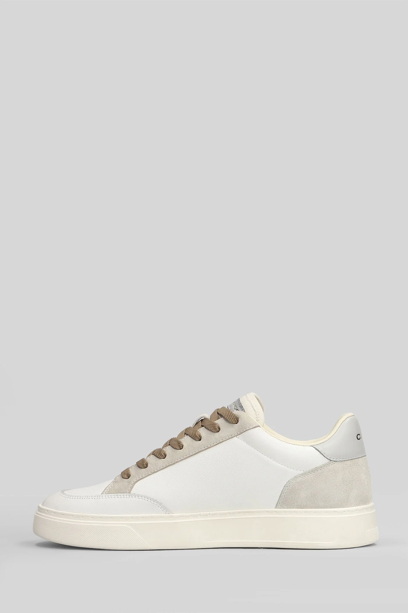 Eclipse Sneakers in white leather - Image 3