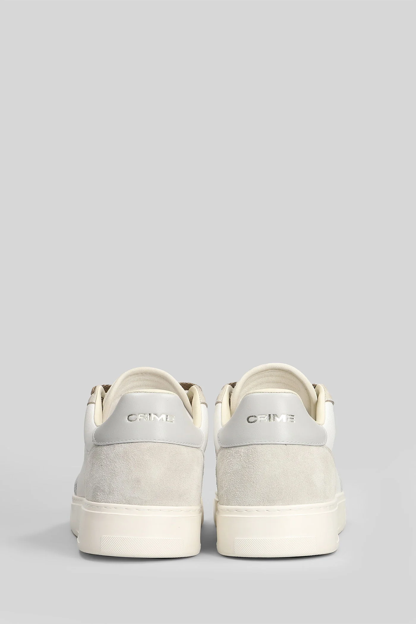 Eclipse Sneakers in white leather - Image 4
