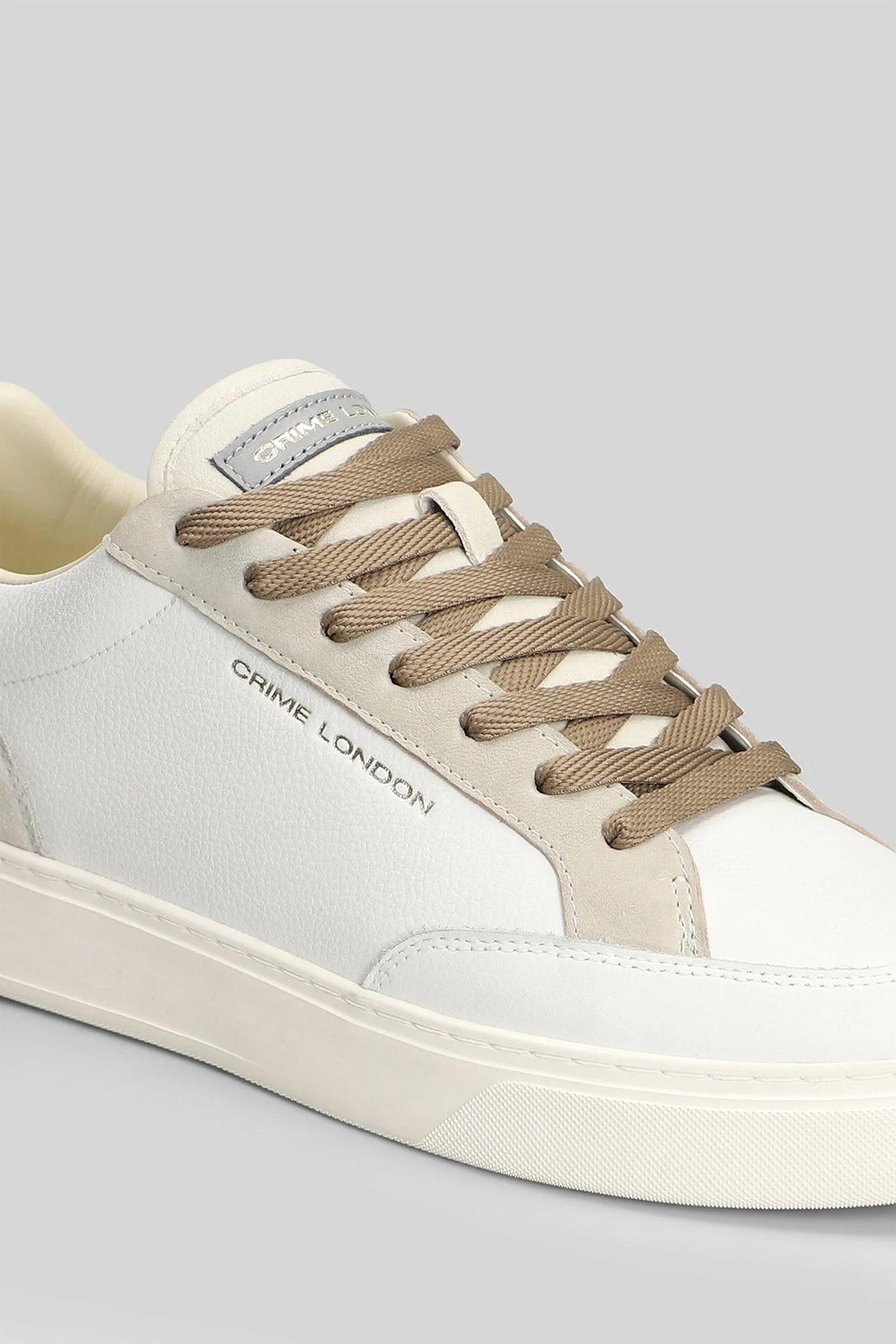 Eclipse Sneakers in white leather - Image 5