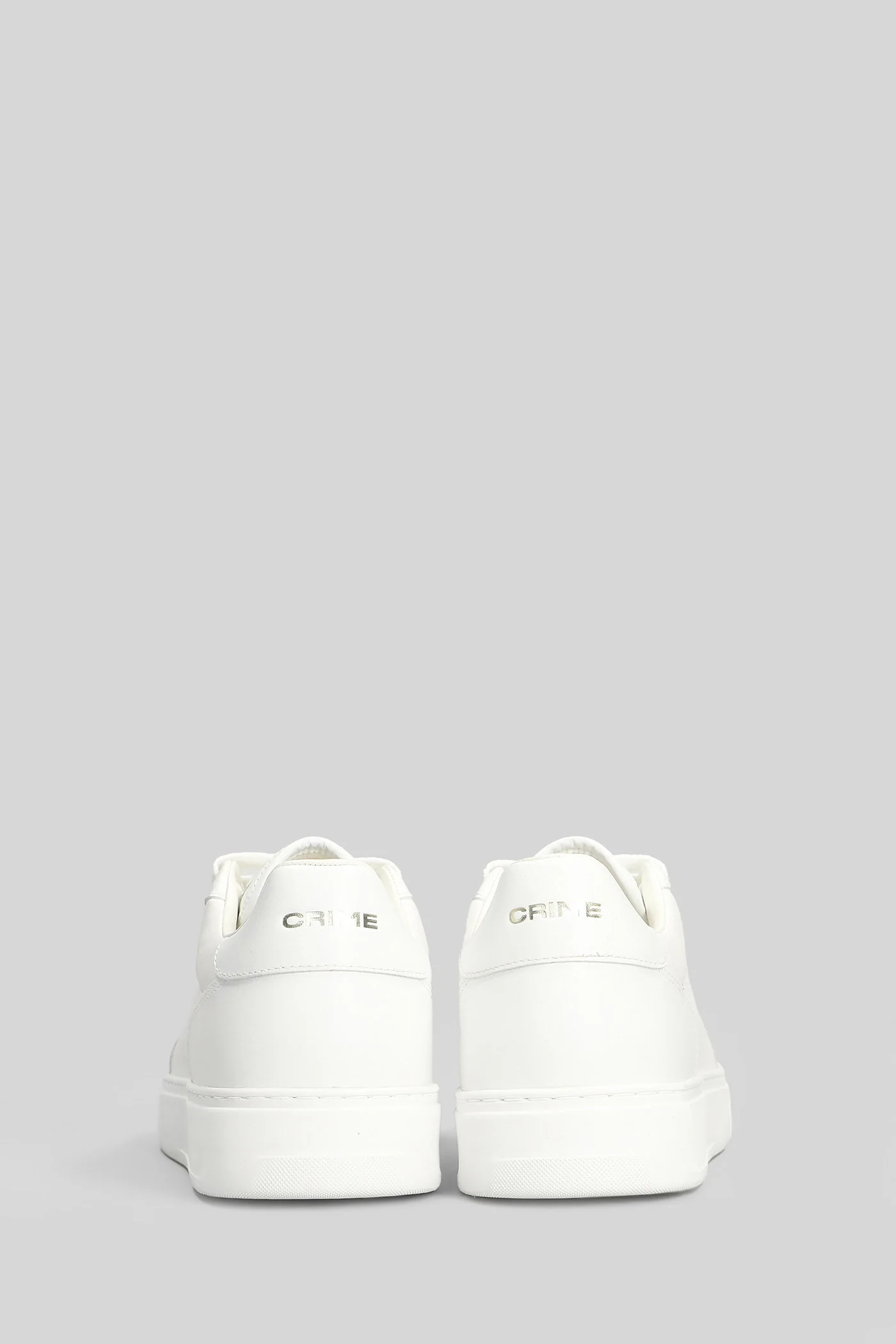 Eclipse Sneakers in white leather - Image 4
