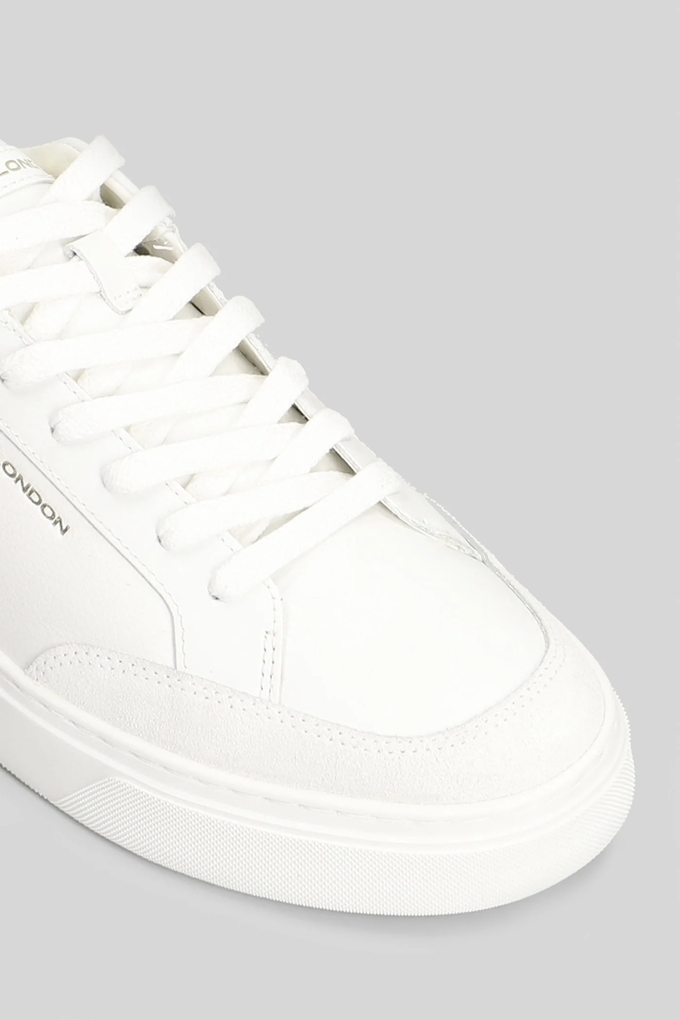Eclipse Sneakers in white leather - Image 5