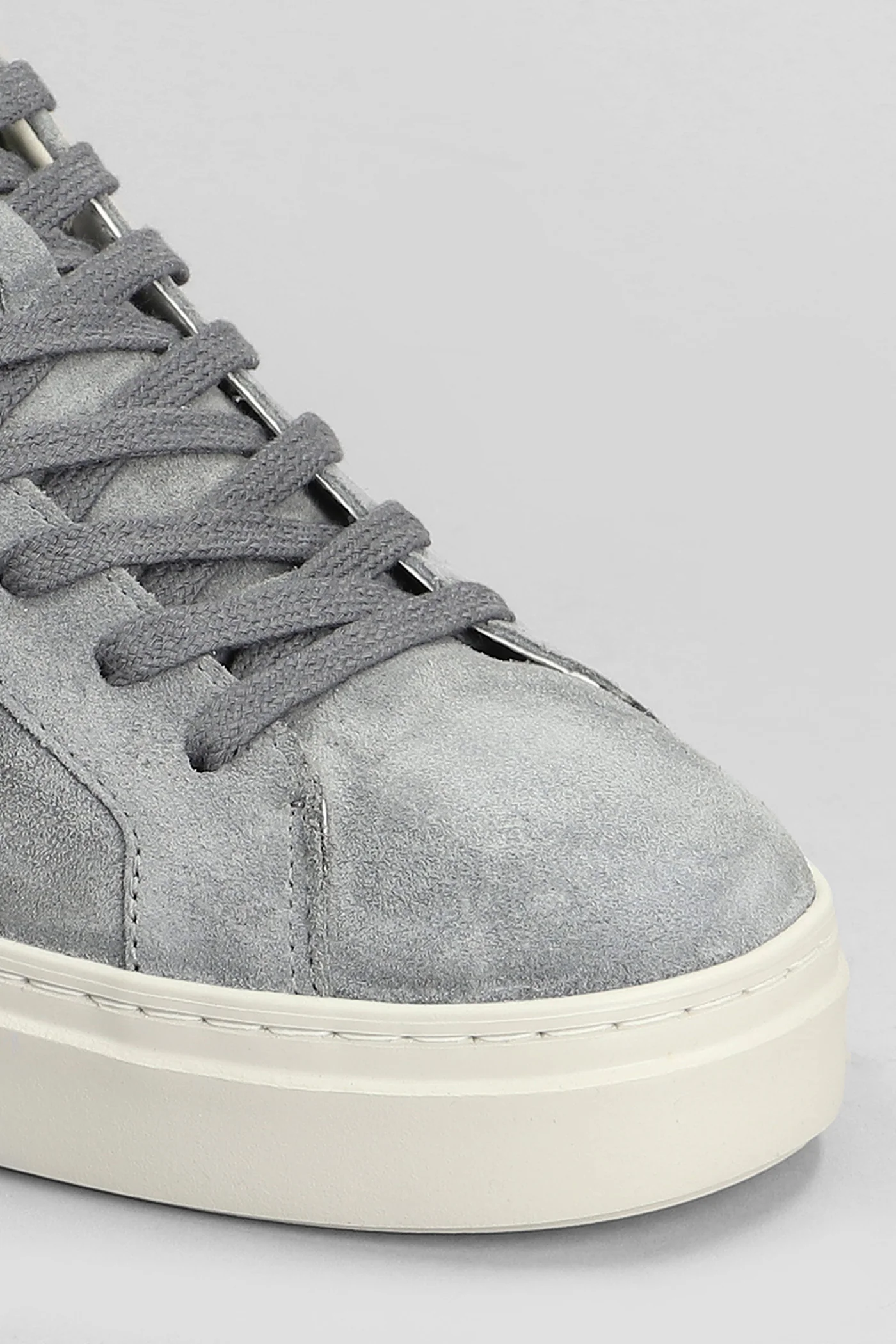 Extralight Sneakers in grey suede - Image 5