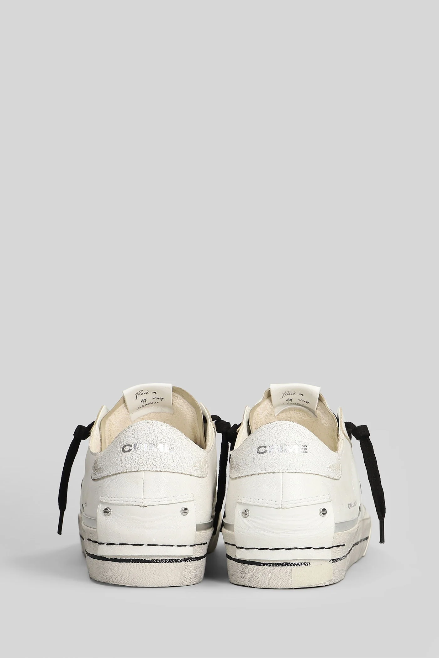 Sk8 Recut Sneakers in white leather - Image 4