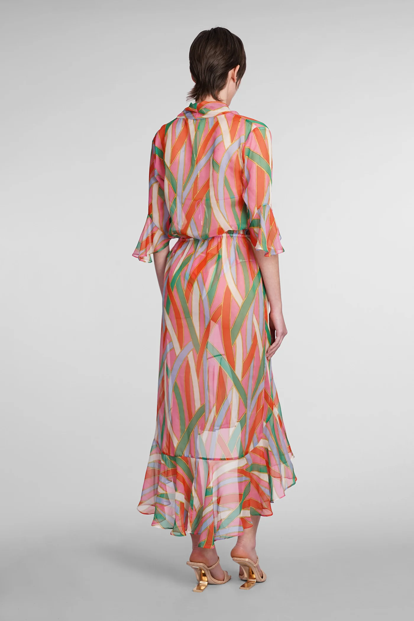 Delira Dress woman in multicolor polyester - Image 3