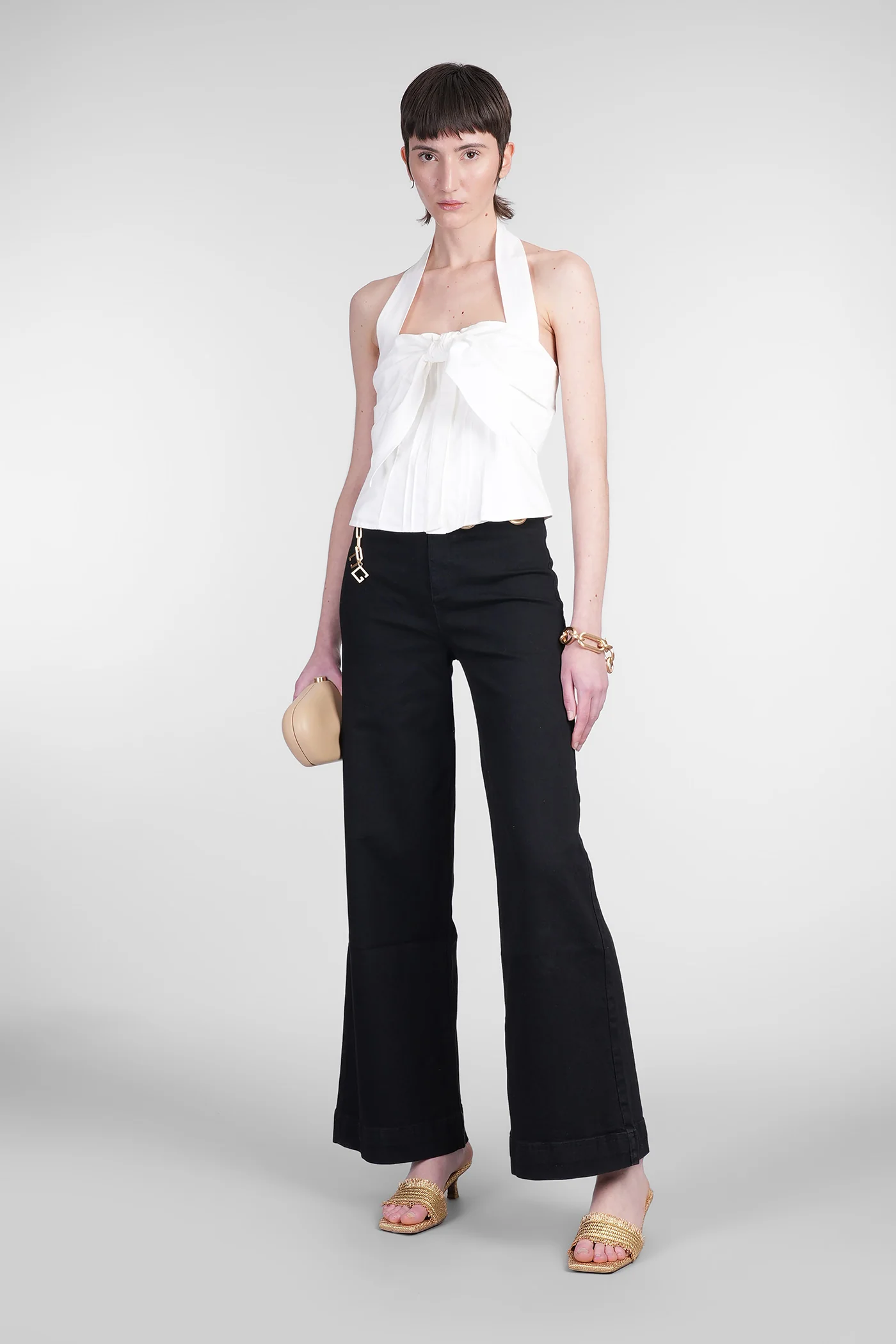 Liliana Topwear in white cotton - Image 2