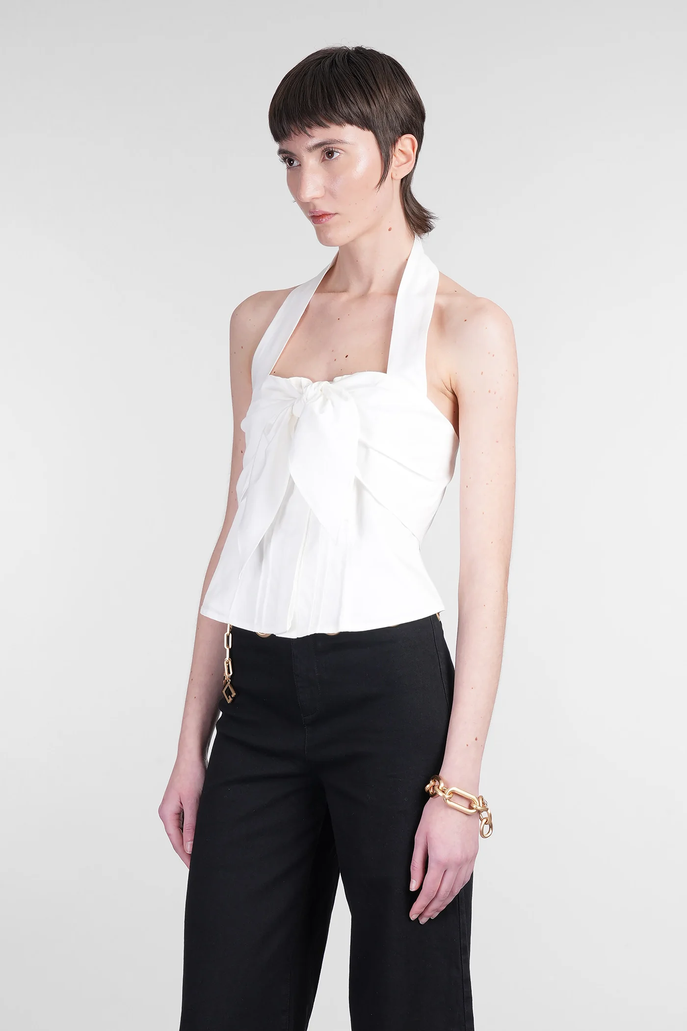 Liliana Topwear in white cotton - Image 4