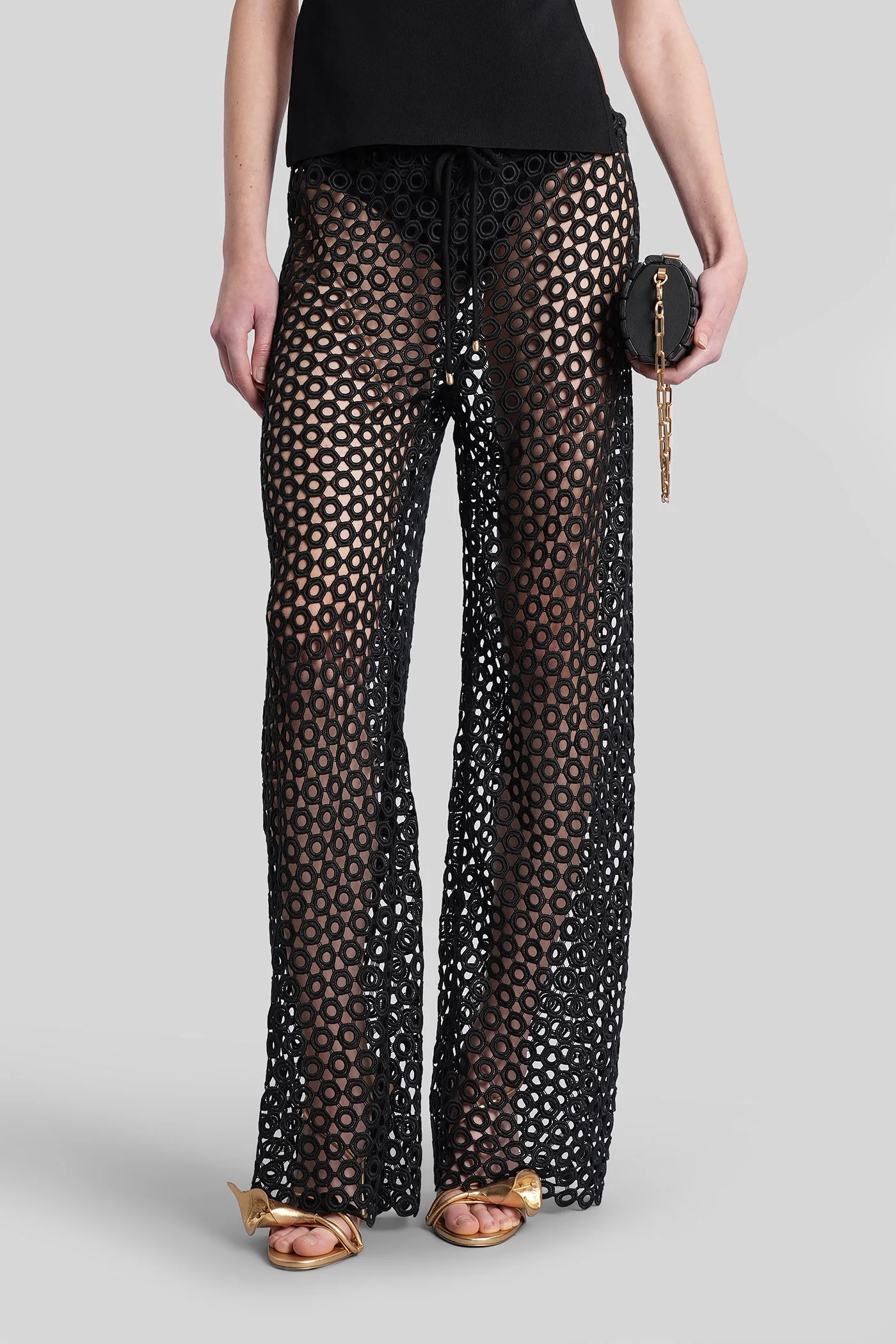Nesza Pants in black polyester - Image 21