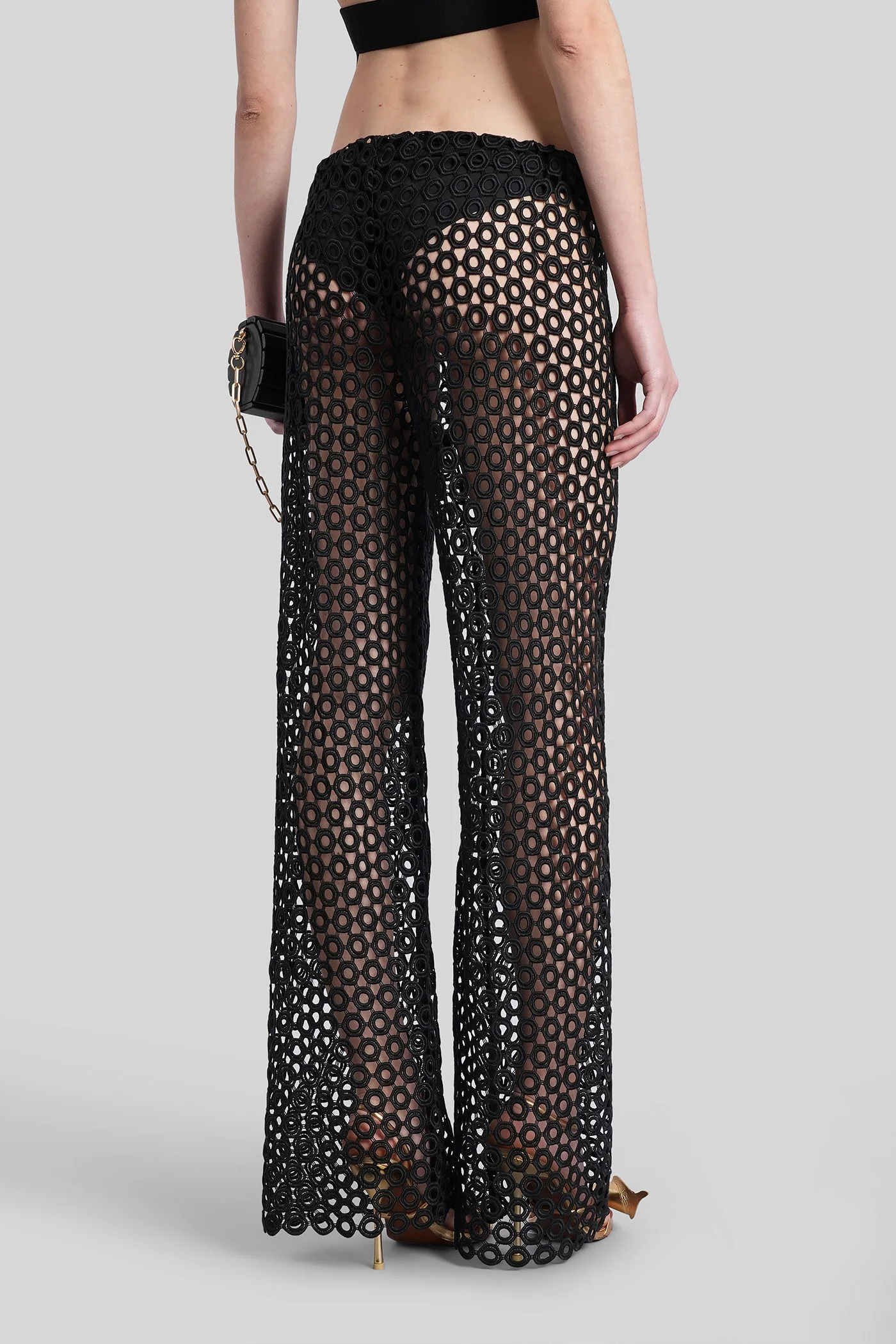 Nesza Pants in black polyester - Image 28