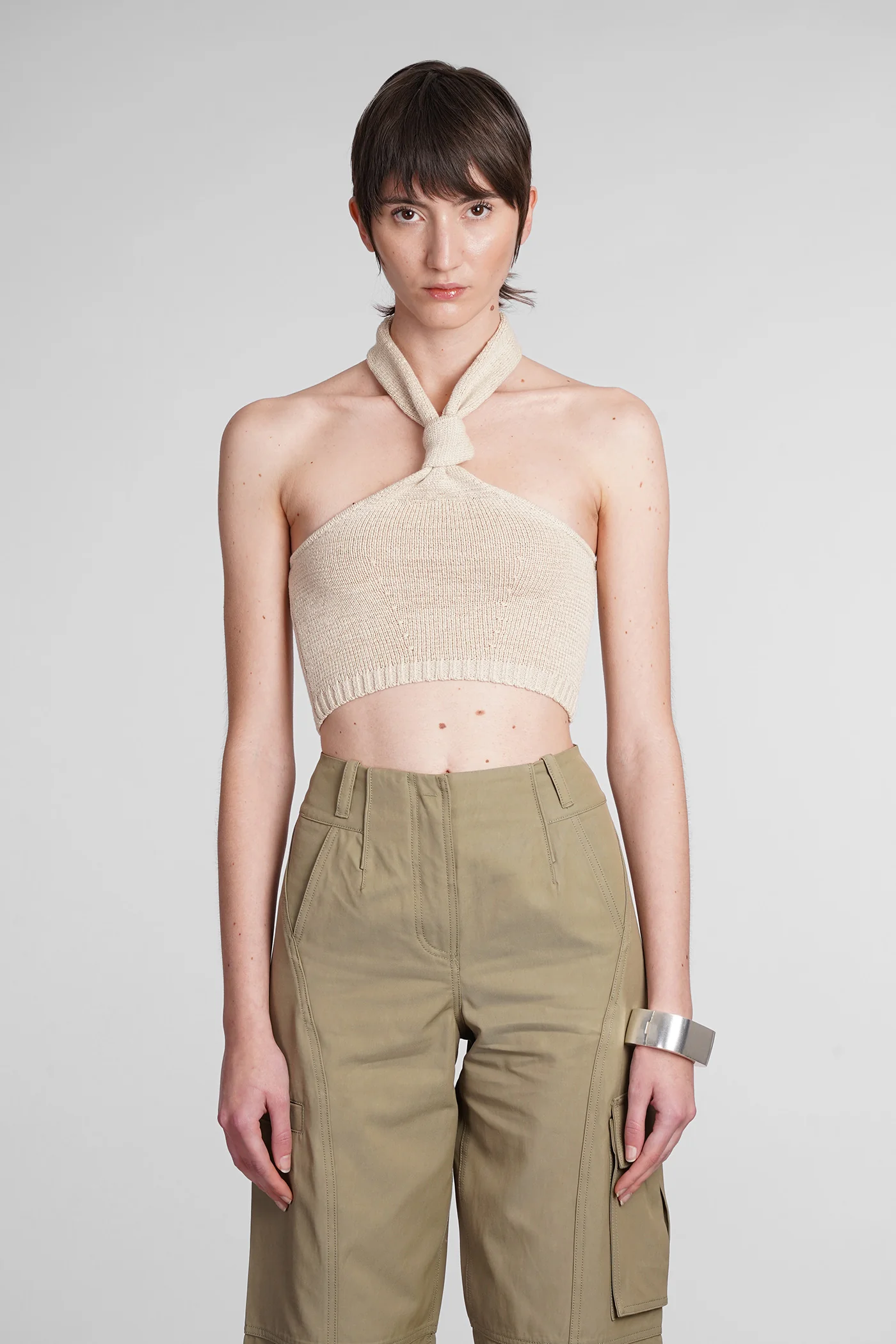 Sorine Topwear in beige cotton