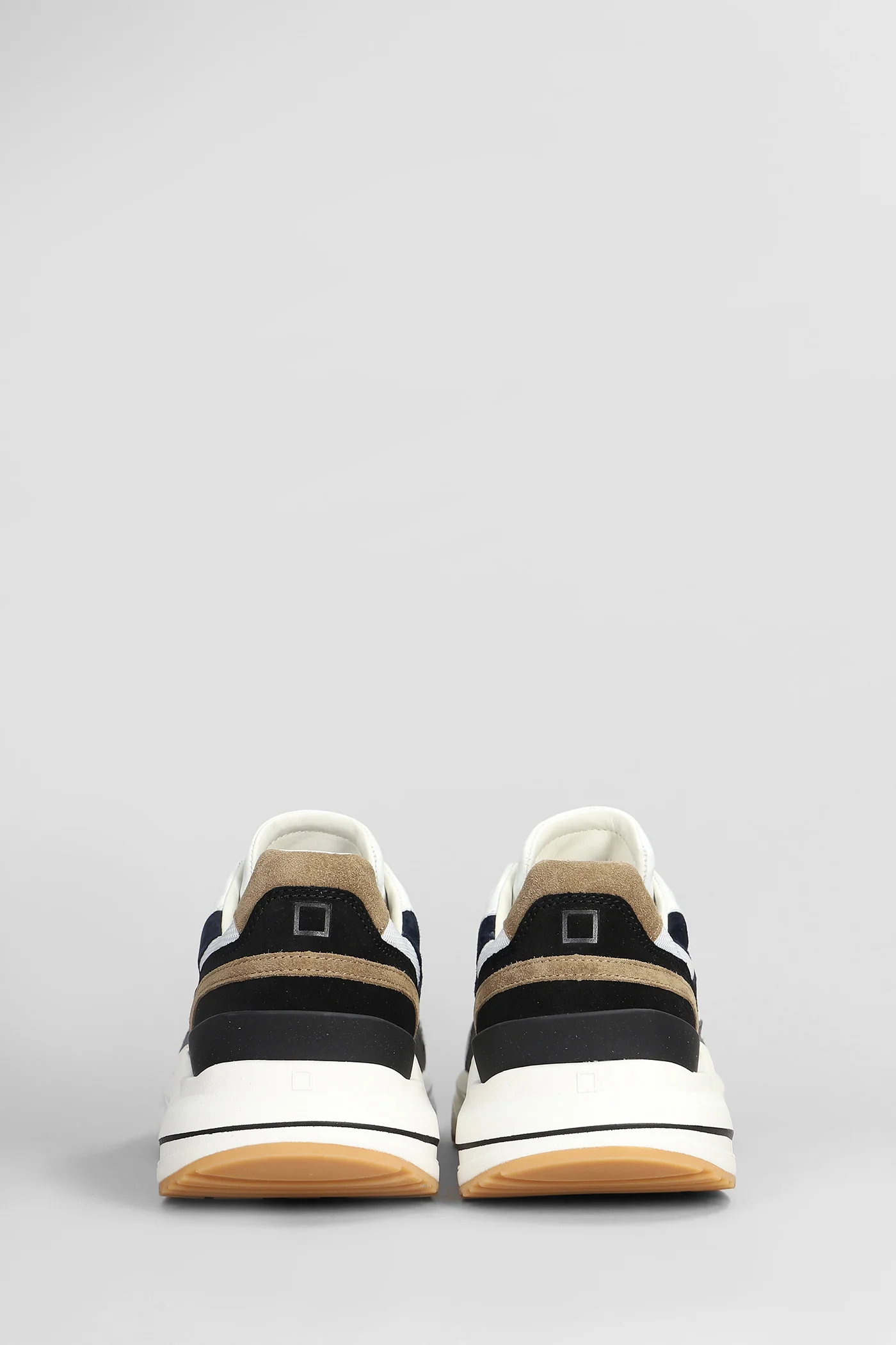 Fuga Sneakers in white Suede and fabric - Image 4