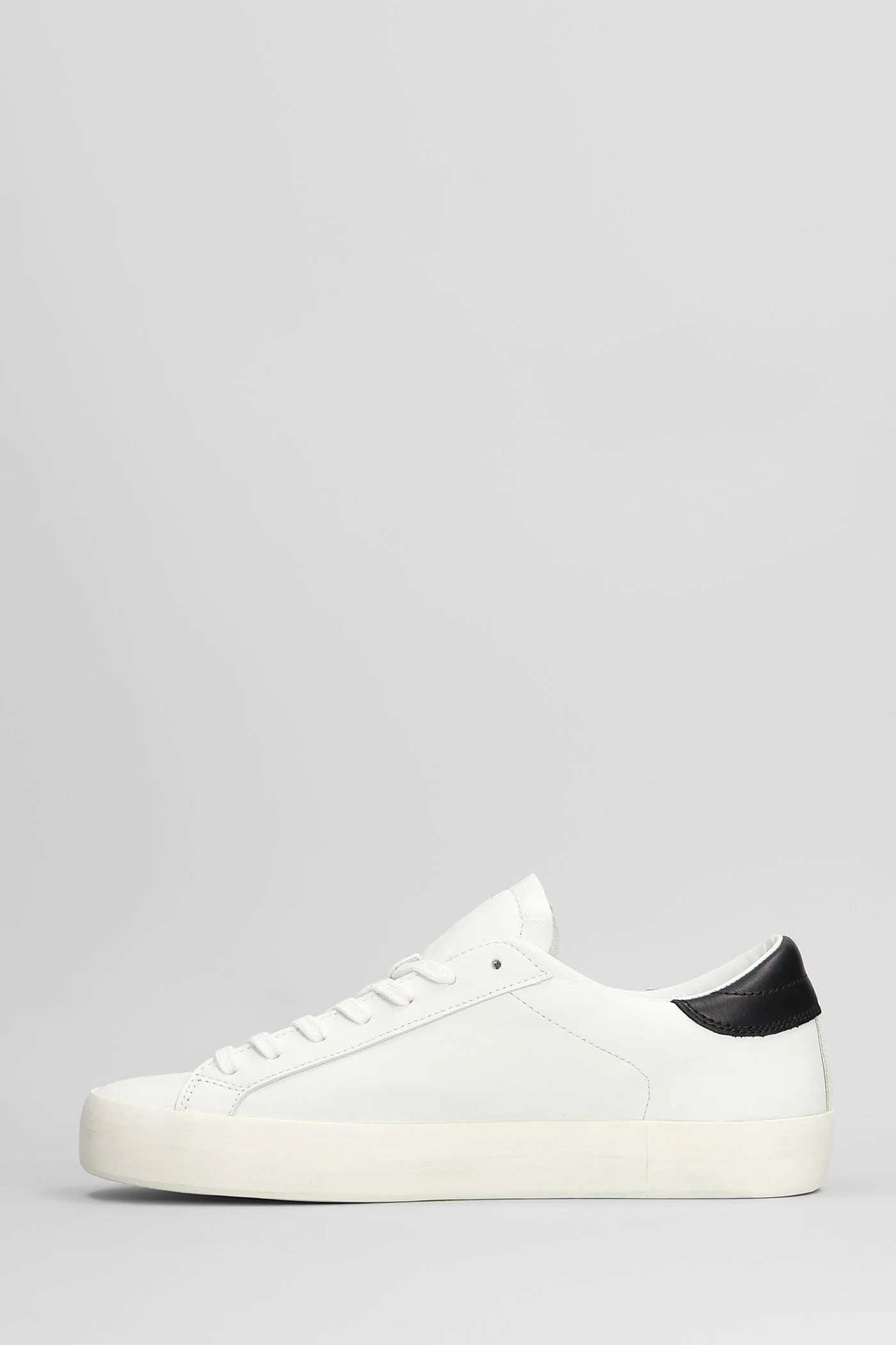 Hill Low Calf Sneakers in white leather - Image 3
