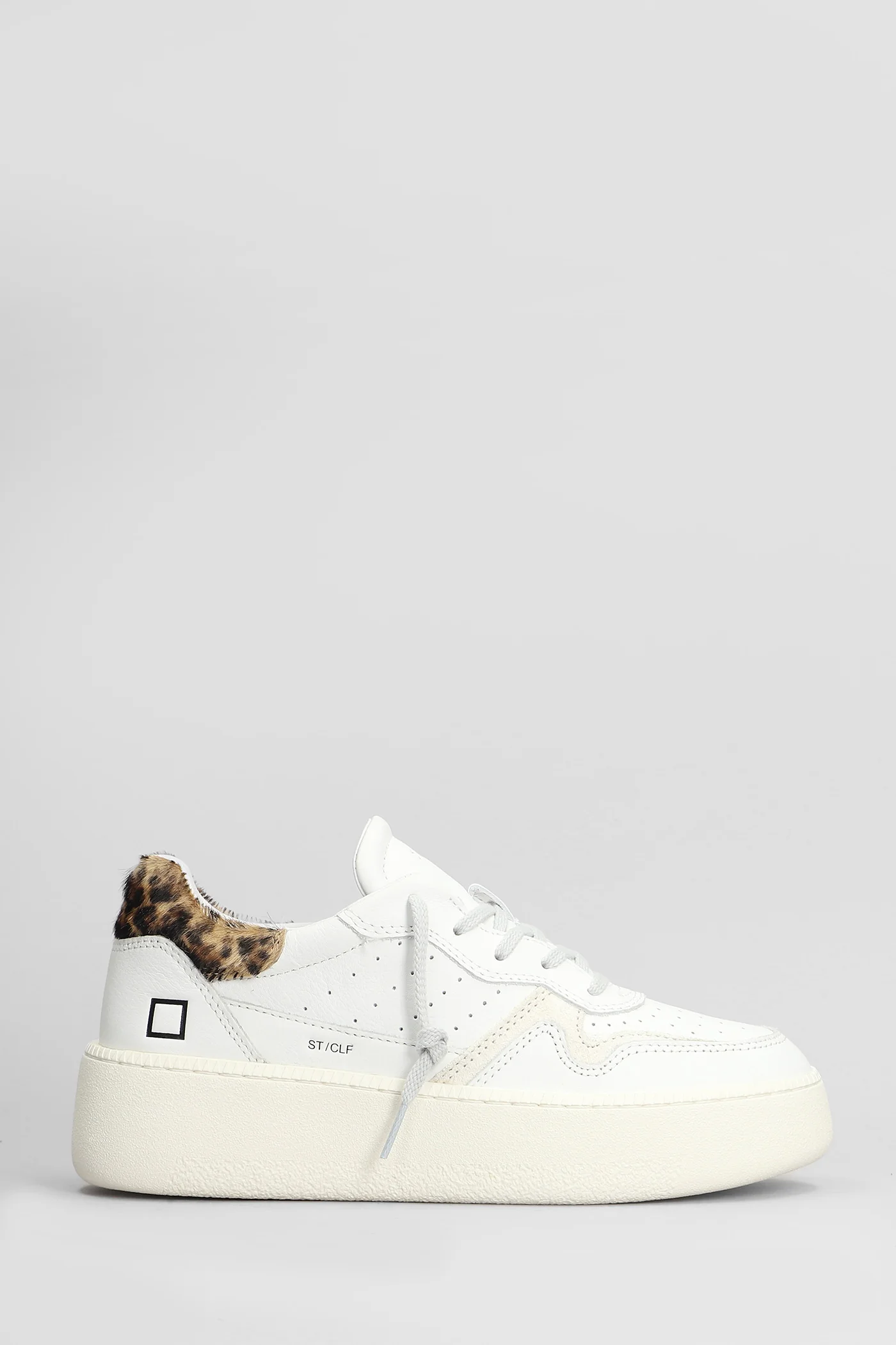 Step Sneakers in white leather