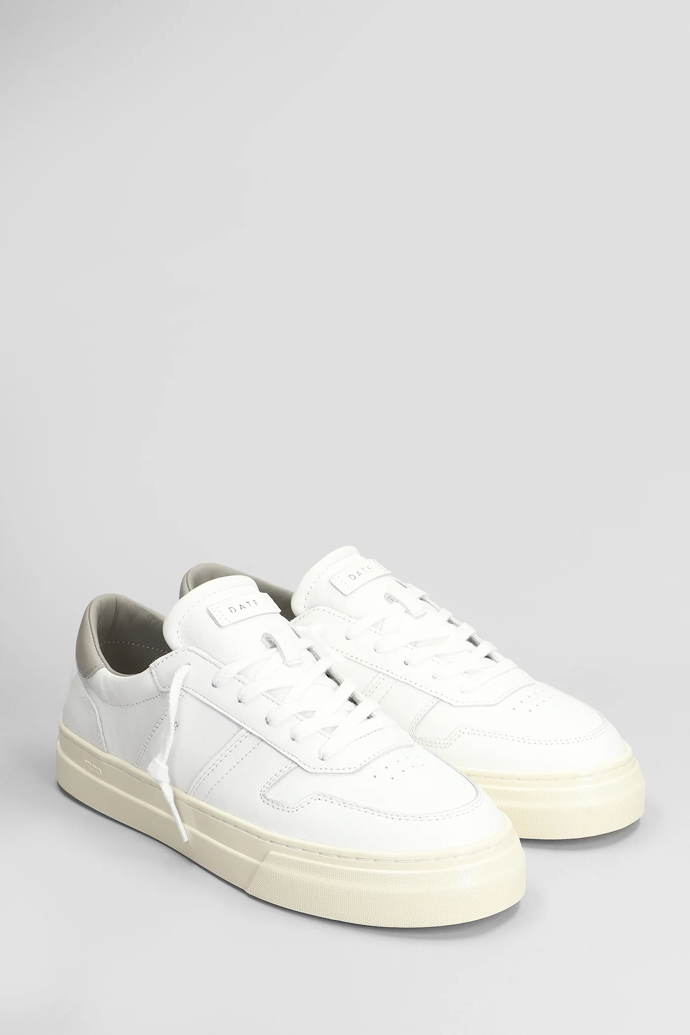 Studio Sneakers in white leather - Image 2