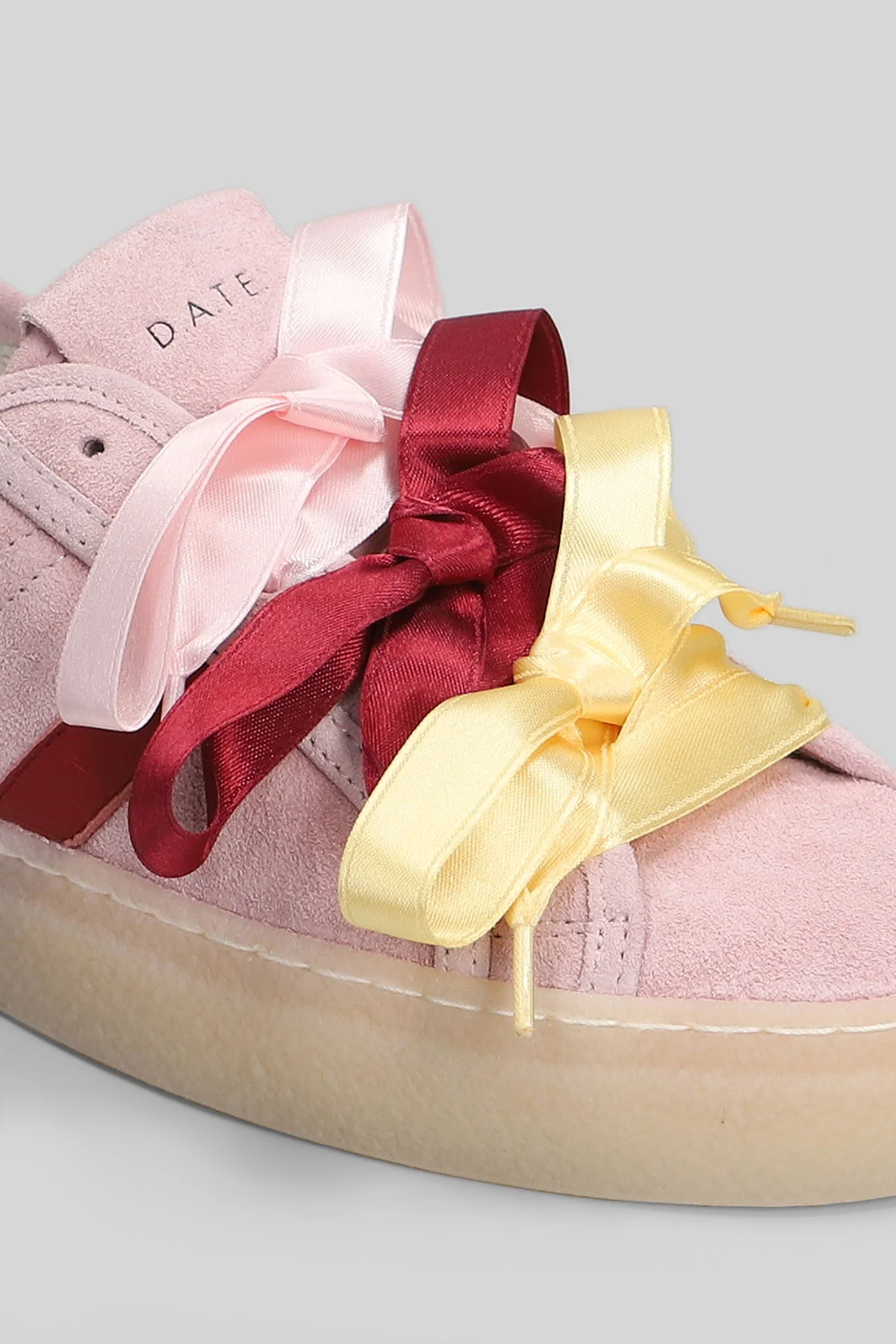 Tender Bow Sneakers in rose-pink suede - Image 5