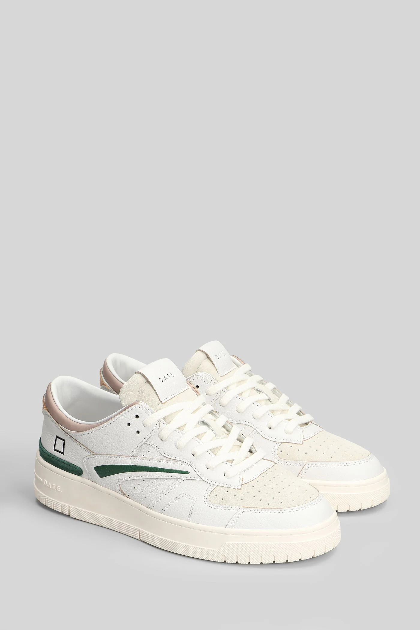 Torneo Colored Sneakers in white leather - Image 2