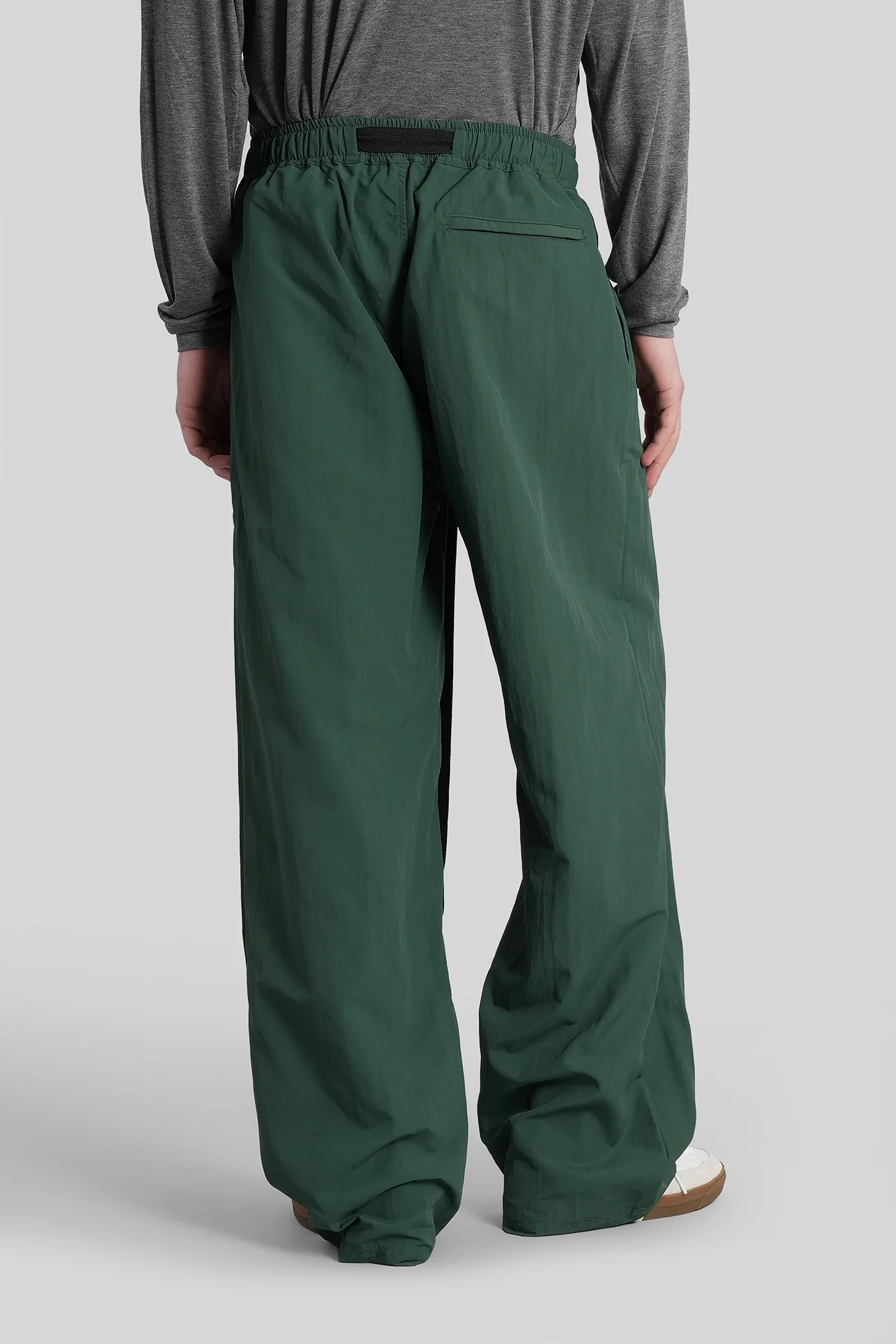 Brooklyn Pants in green polyamide - Image 3