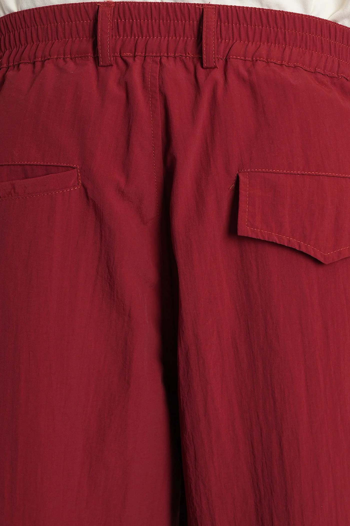 Gerard Pants in red polyamide - Image 5