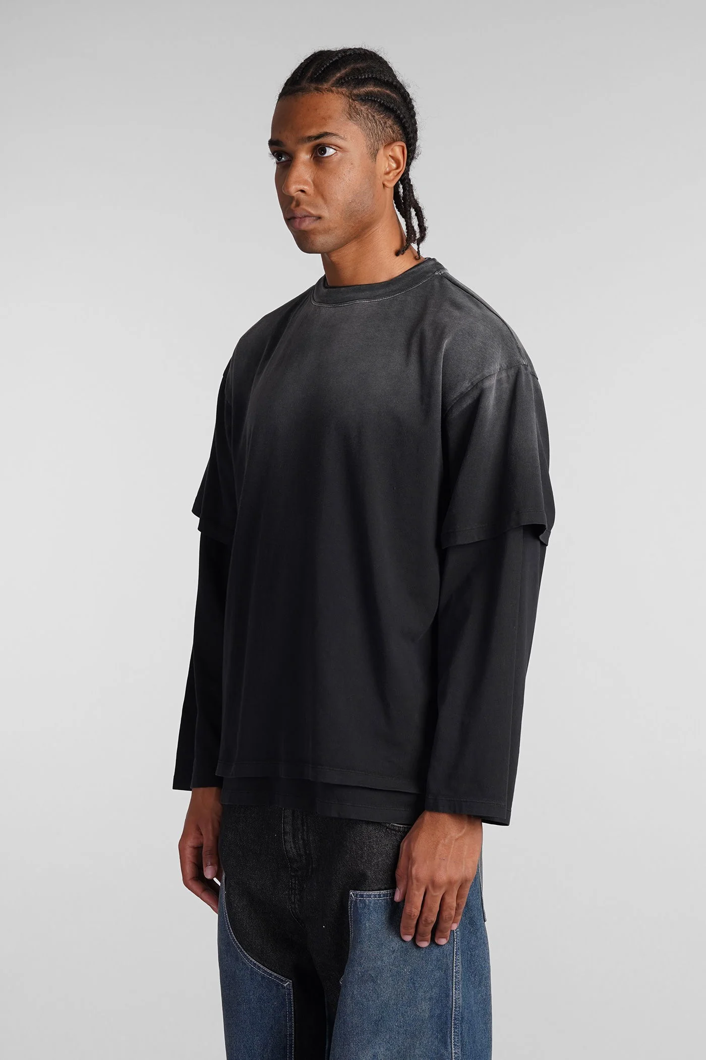 Zeno T-Shirt in black cotton - Image 4