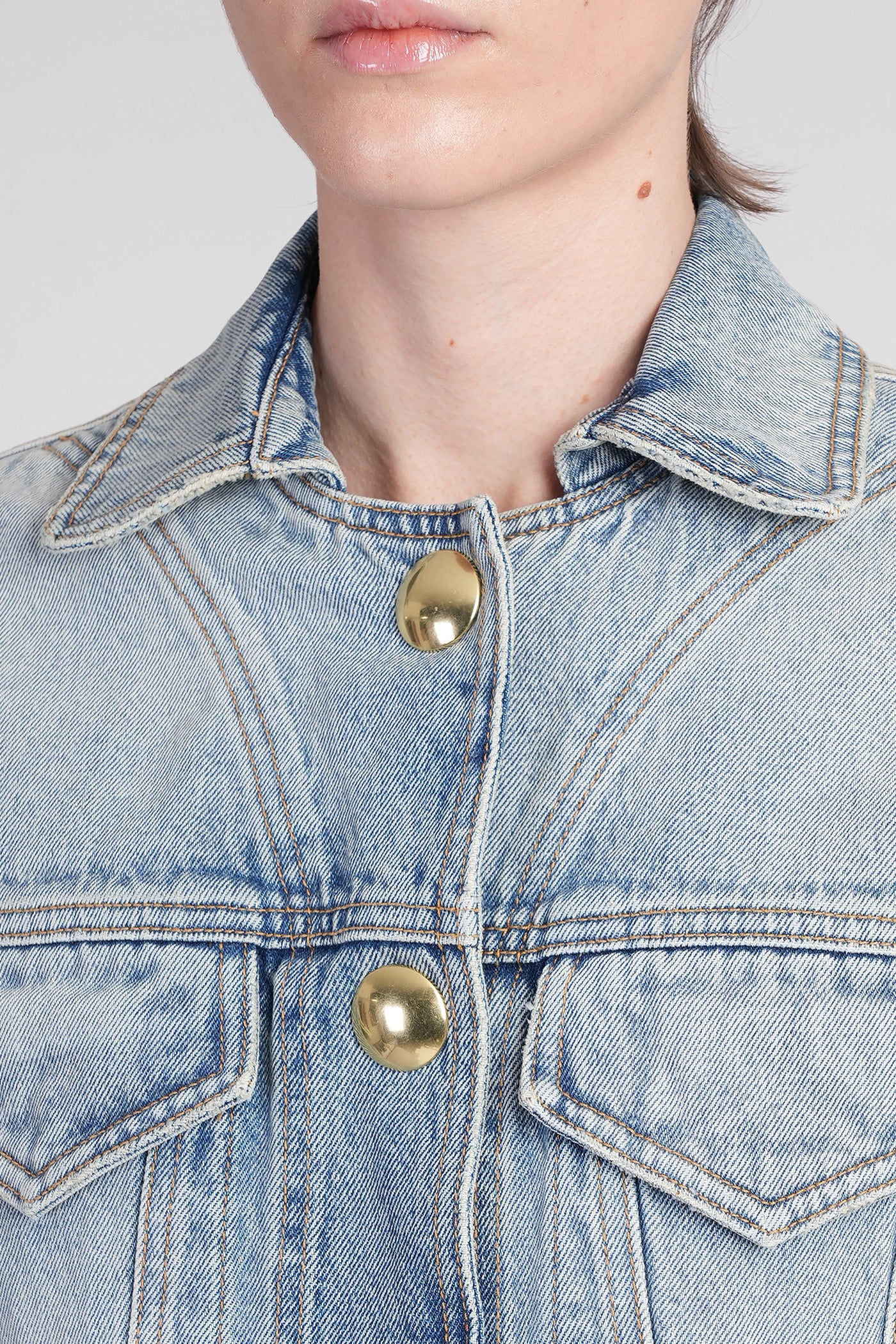 Gwen Denim Jackets in blue denim - Image 5