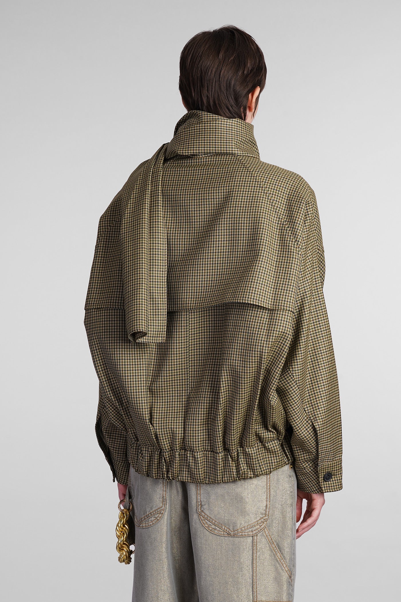 Lee Bomber Jacket in green wool - Image 3