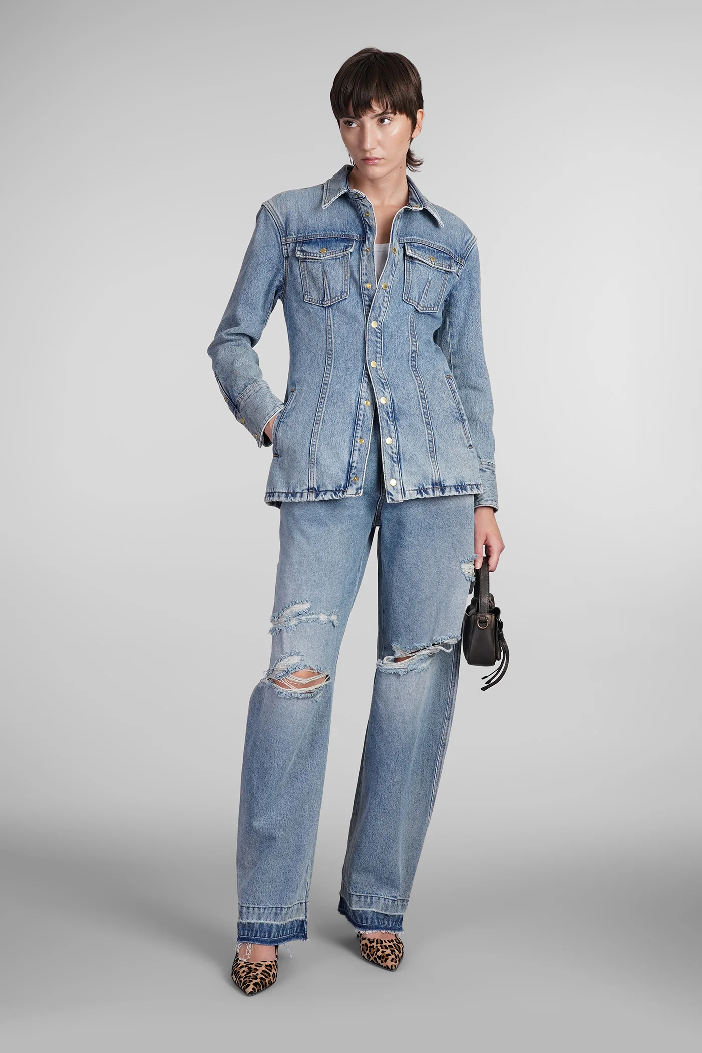 Nicole Denim Jackets in blue denim - Image 2