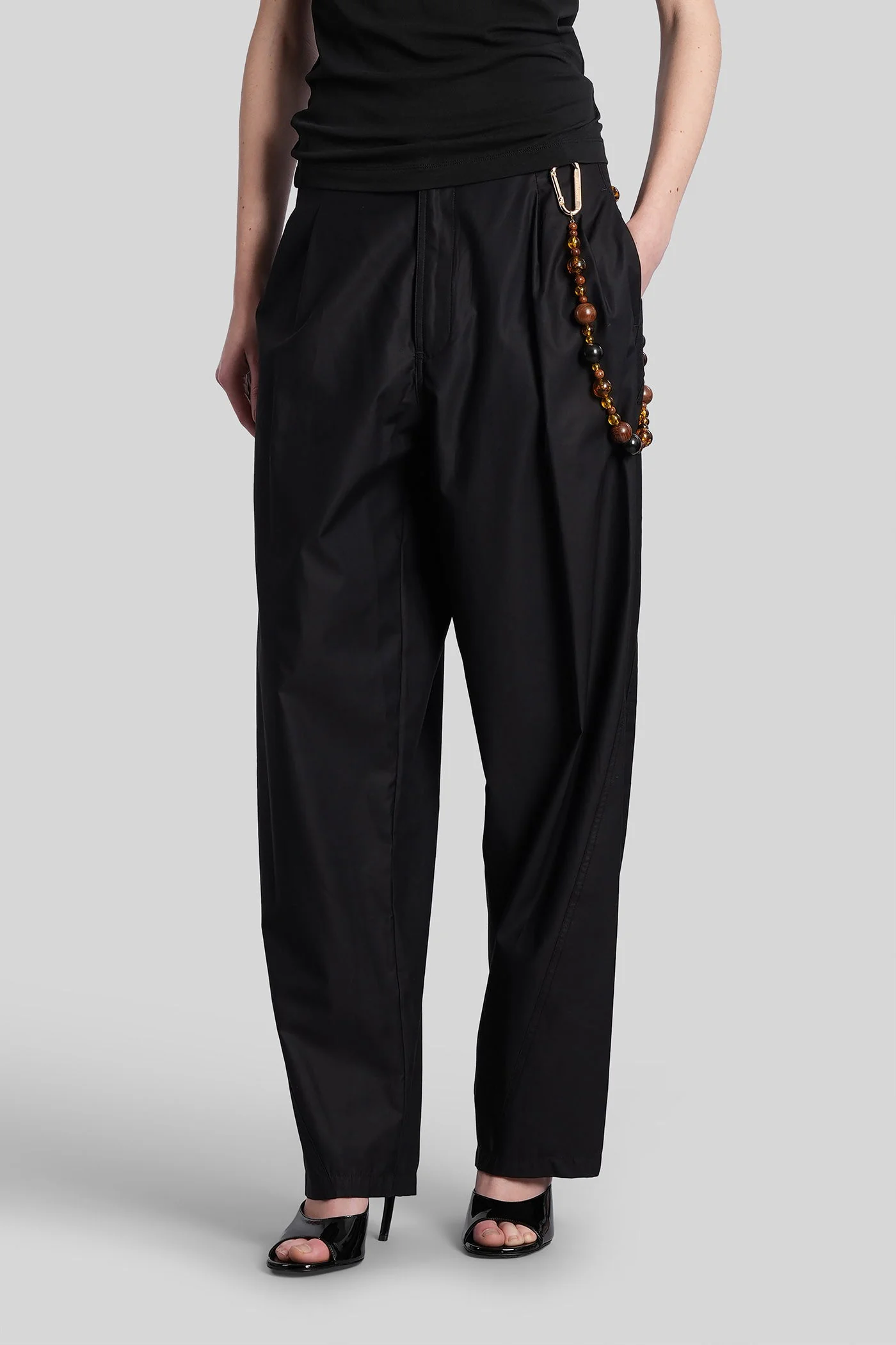 Phebe Pants in black cotton