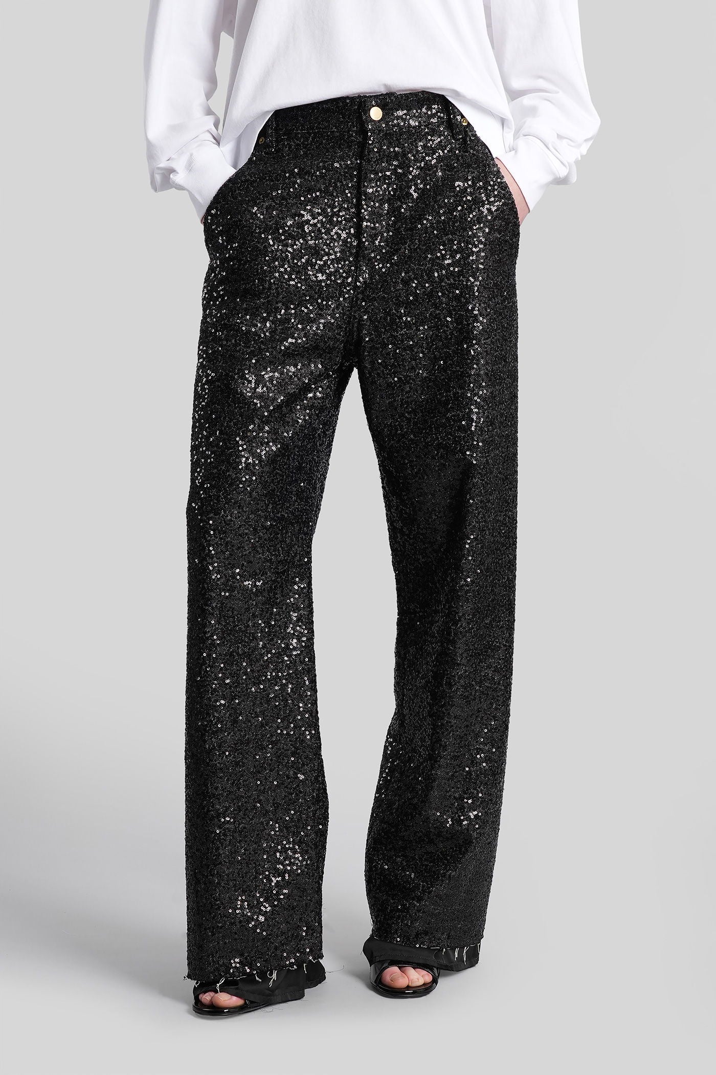 Sienna Pants in black cotton