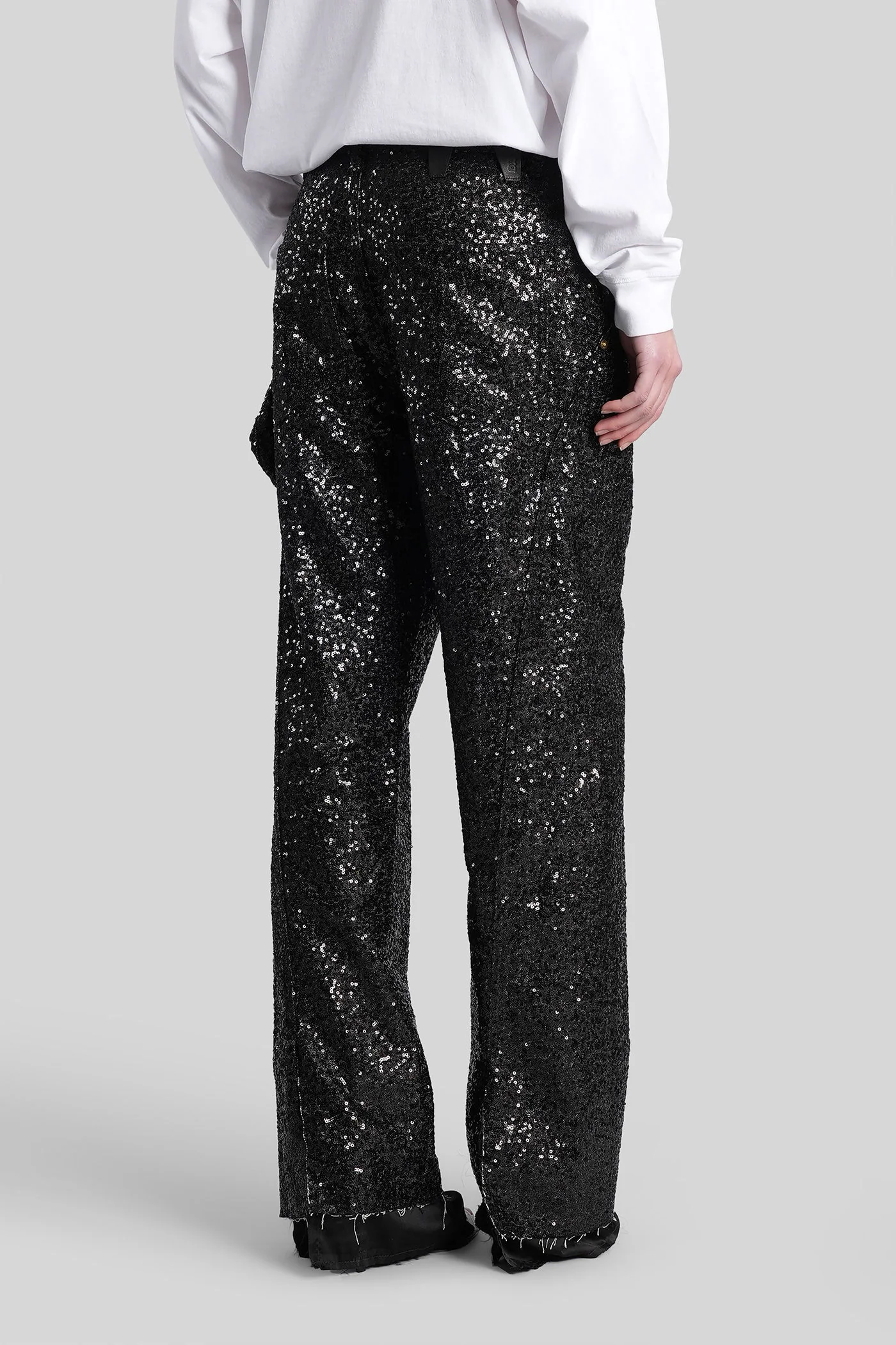 Sienna Pants in black cotton - Image 3