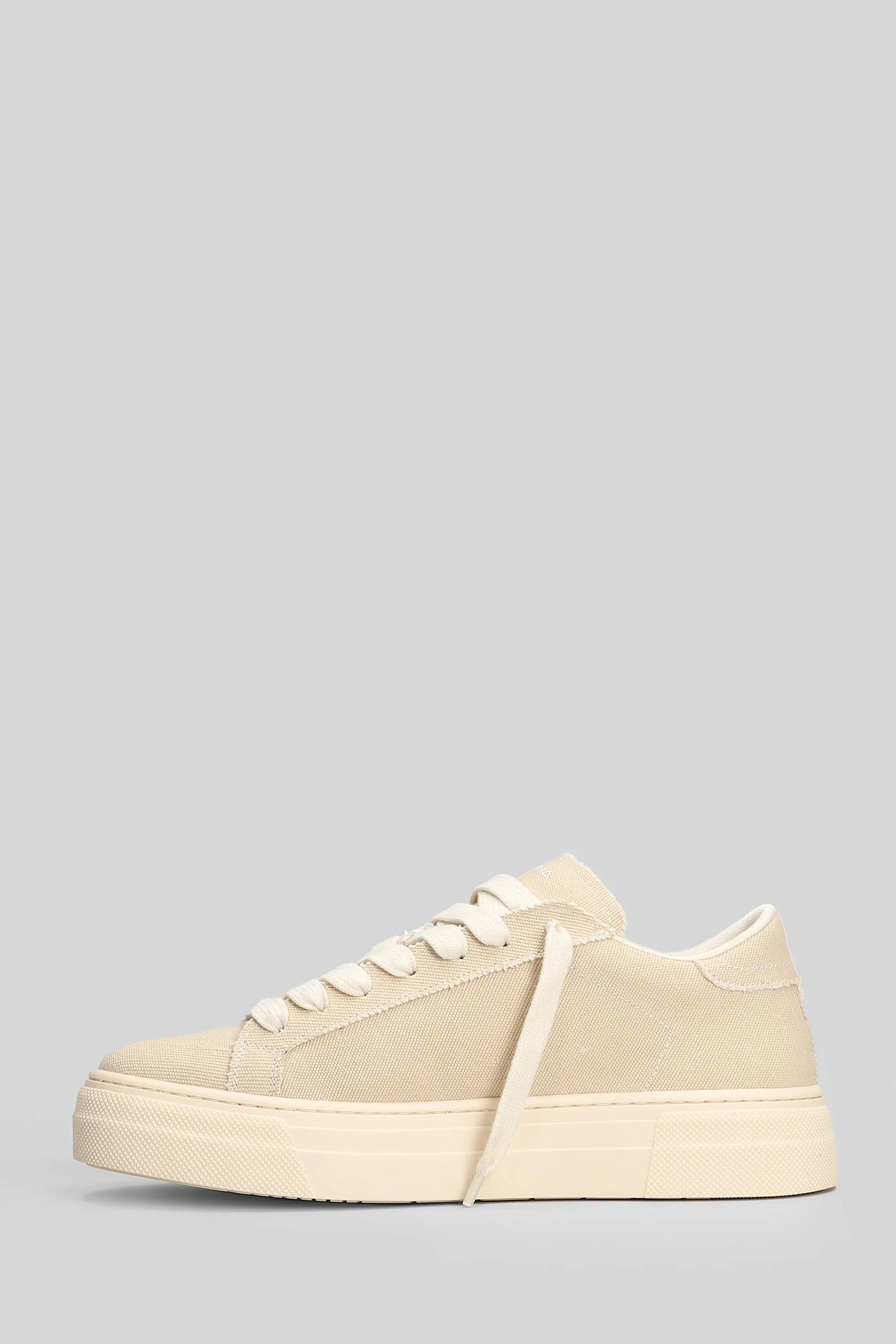 Sneakers in beige canvas - Image 3