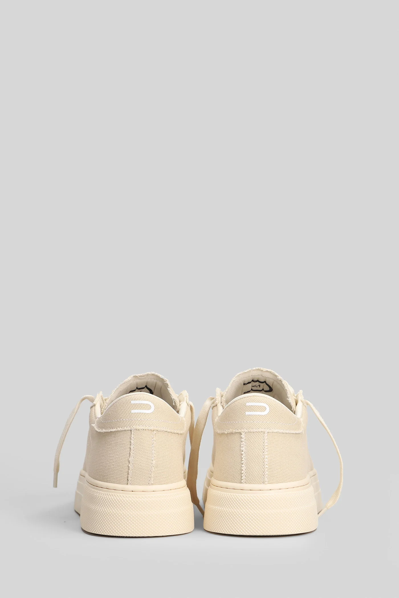 Sneakers in beige canvas - Image 4