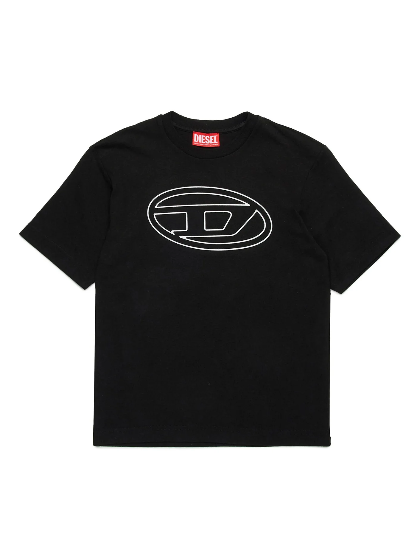 T-Shirt in black cotton