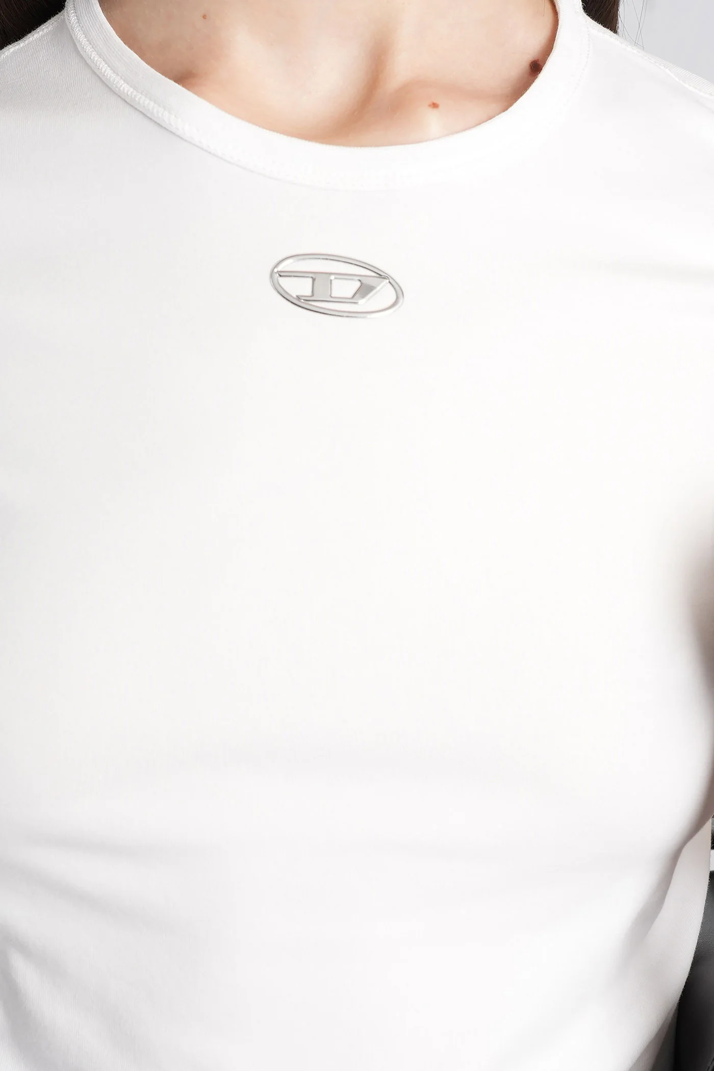 T-uncutieslong-od T-Shirt in white cotton - Image 5