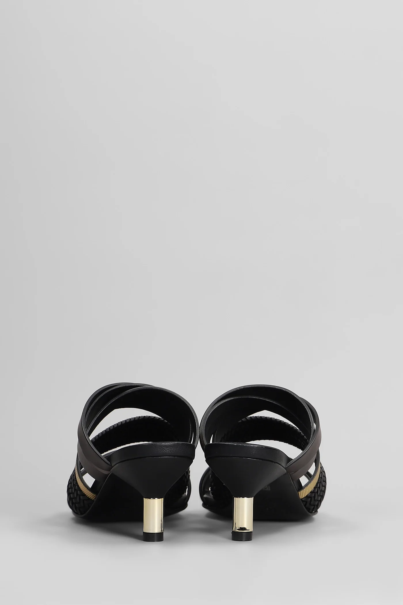 Slipper-Mule in black leather - Image 4