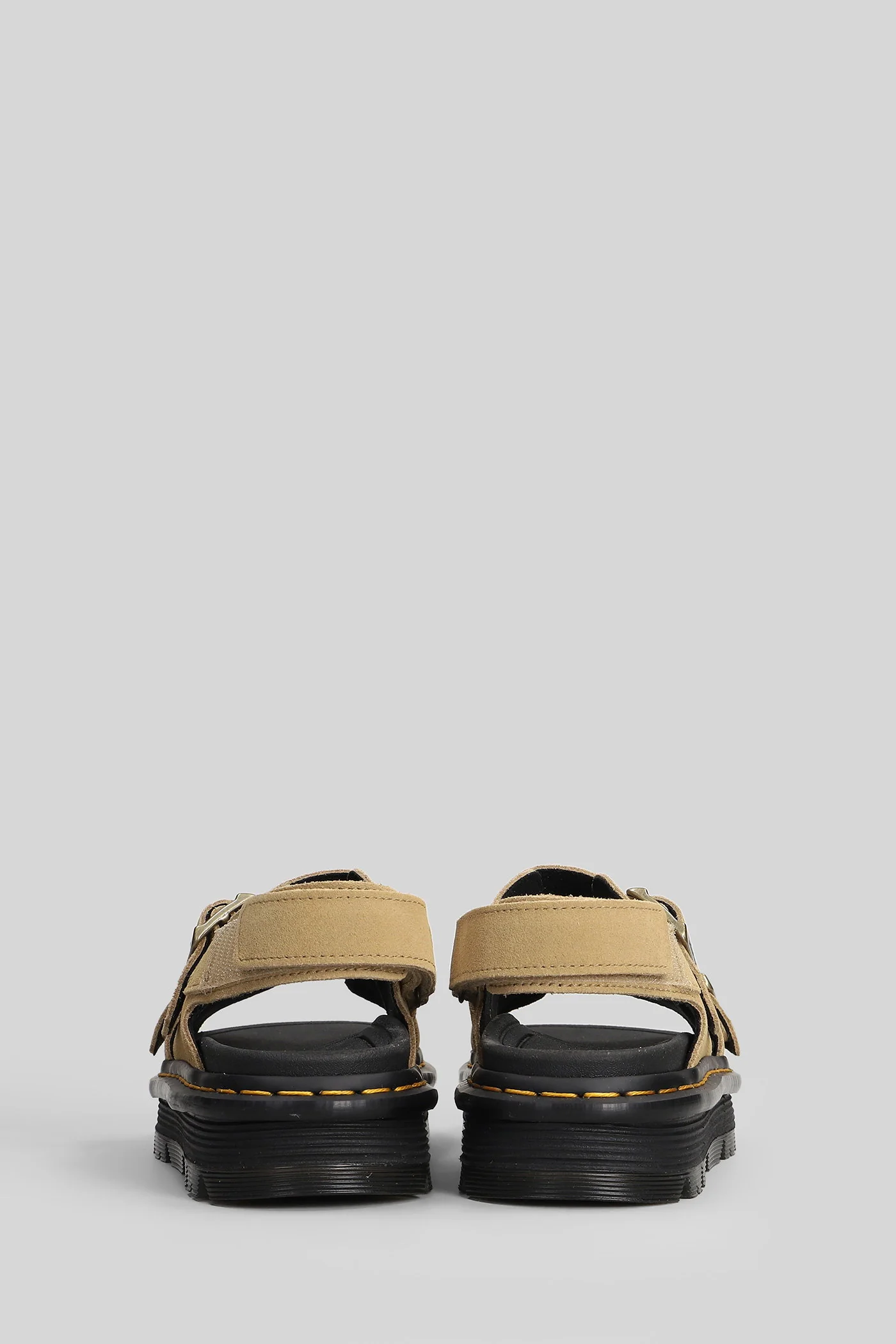 Zebzag Sandals in beige suede - Image 4