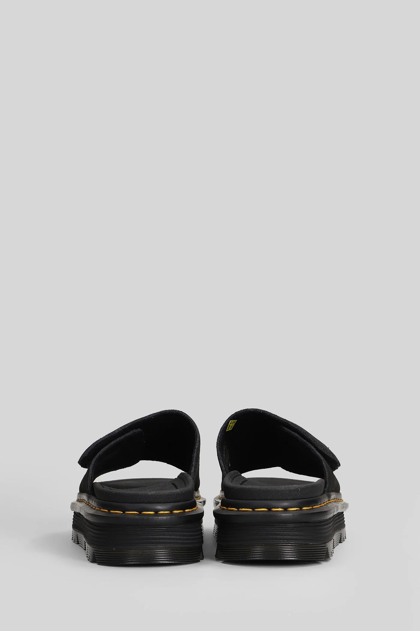 Zebzag Slide  in black suede - Image 4