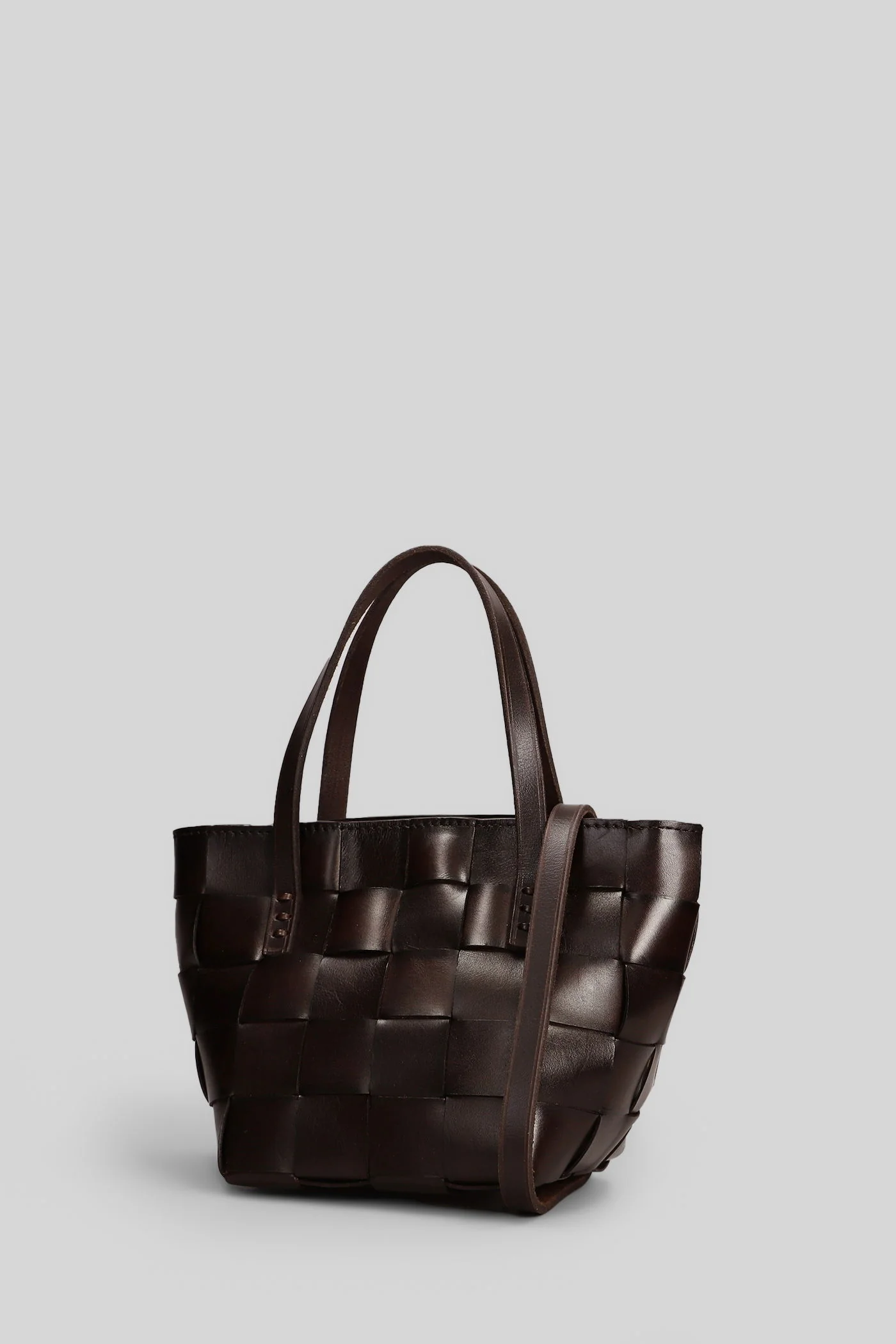 Japan Mini Shoulder bag in brown leather - Image 2