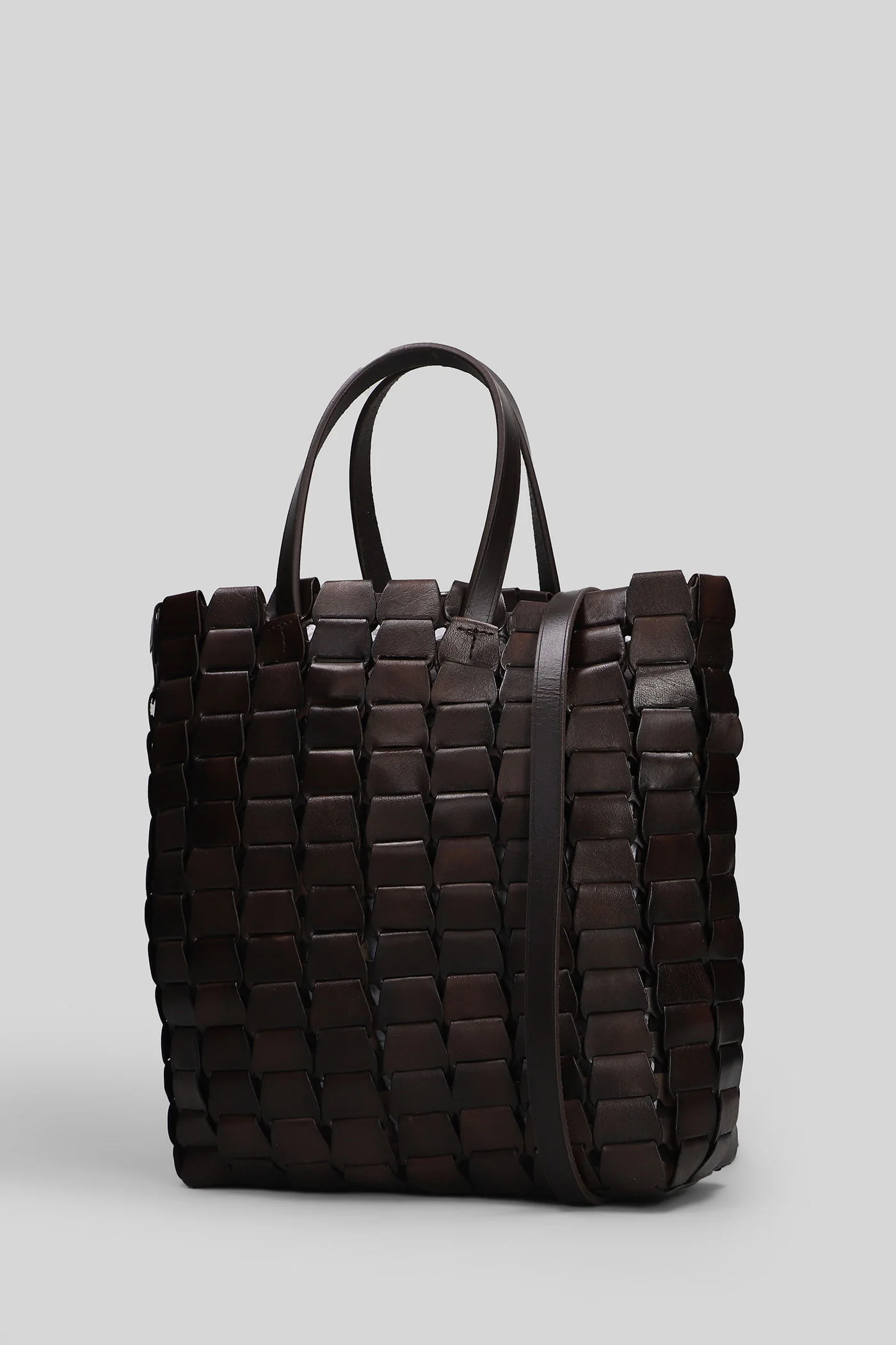 Link Tote Tote in brown leather - Image 2
