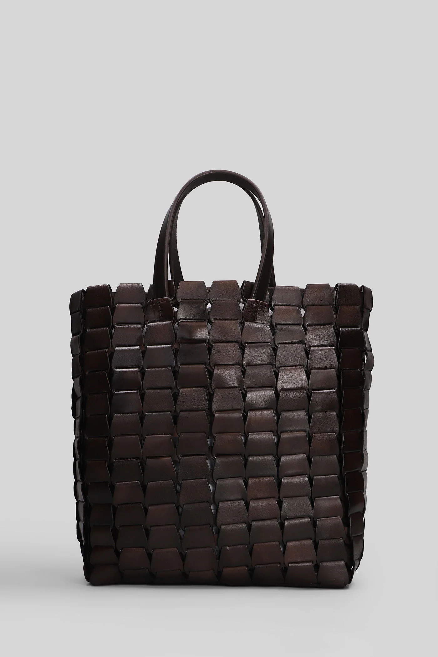 Link Tote Tote in brown leather - Image 3