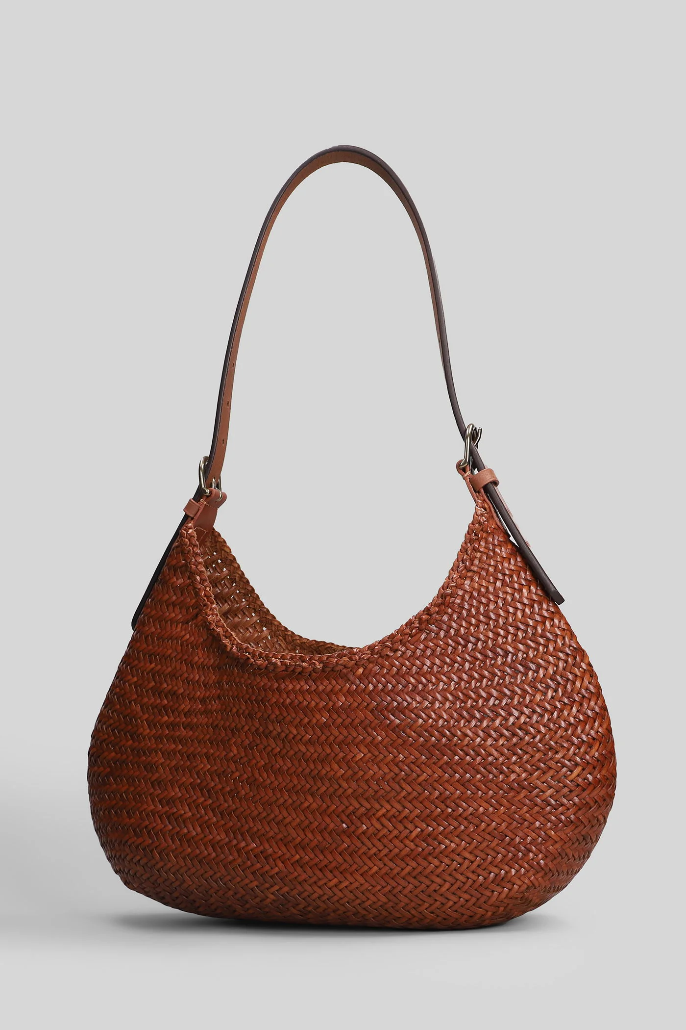 Luna Mezza Tote in leather color leather - Image 2