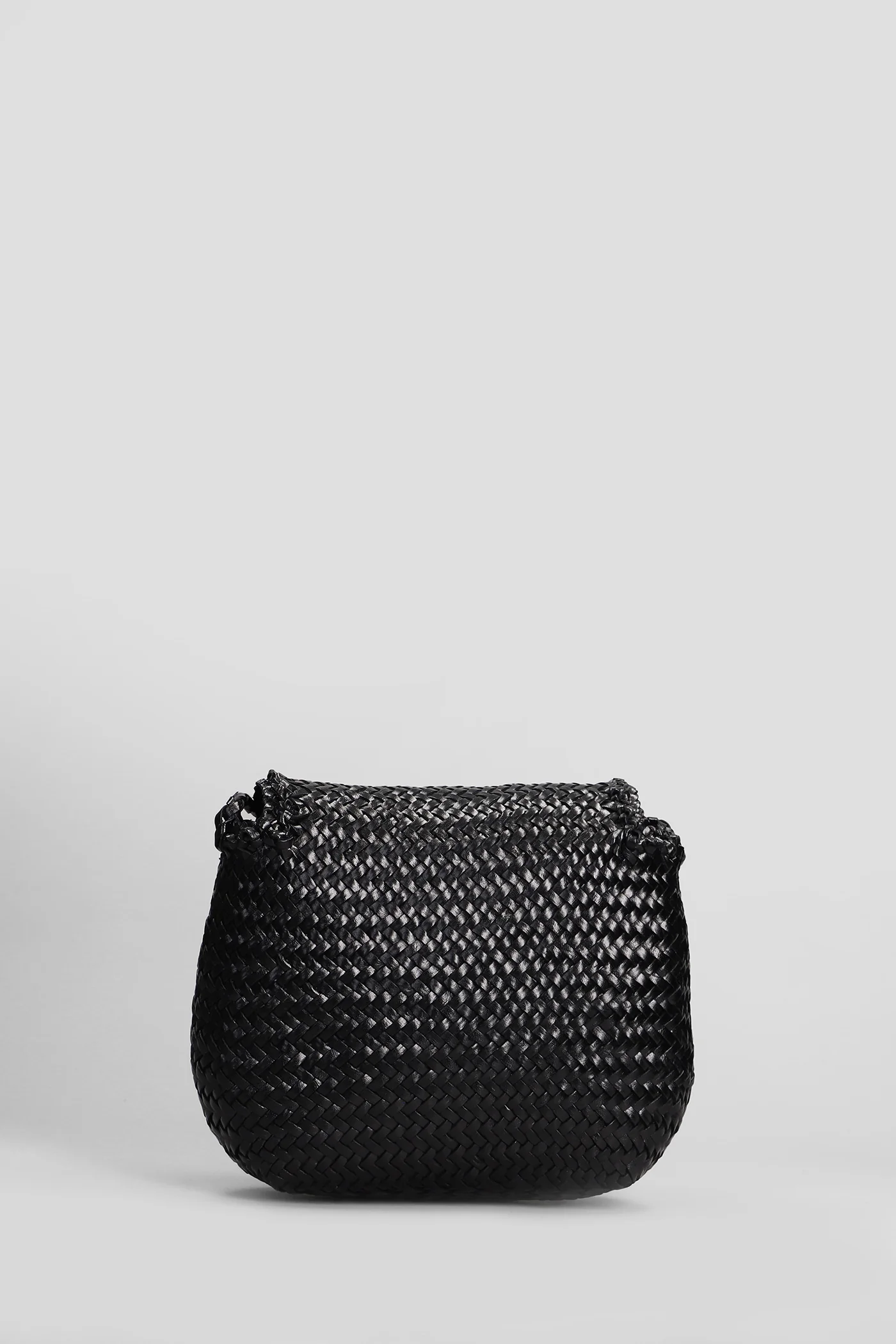 Miny City Shoulder bag in black leather - Image 3