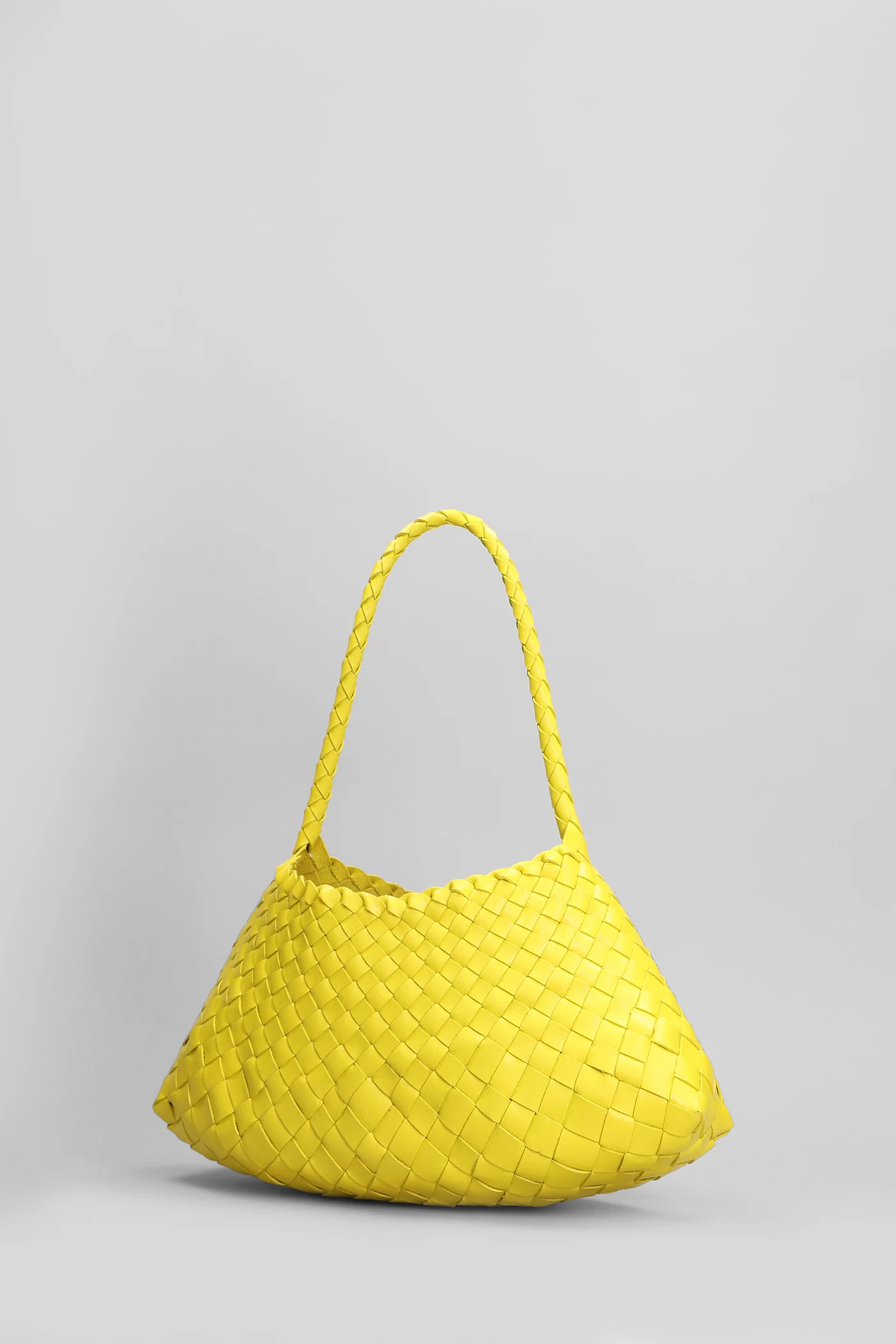 Rosanna Mini Hand bag in yellow leather - Image 2