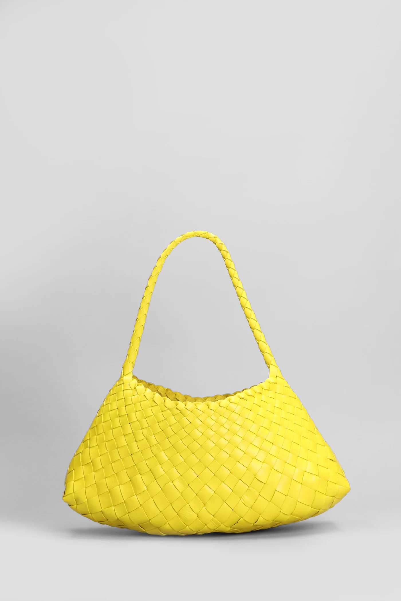 Rosanna Mini Hand bag in yellow leather - Image 3